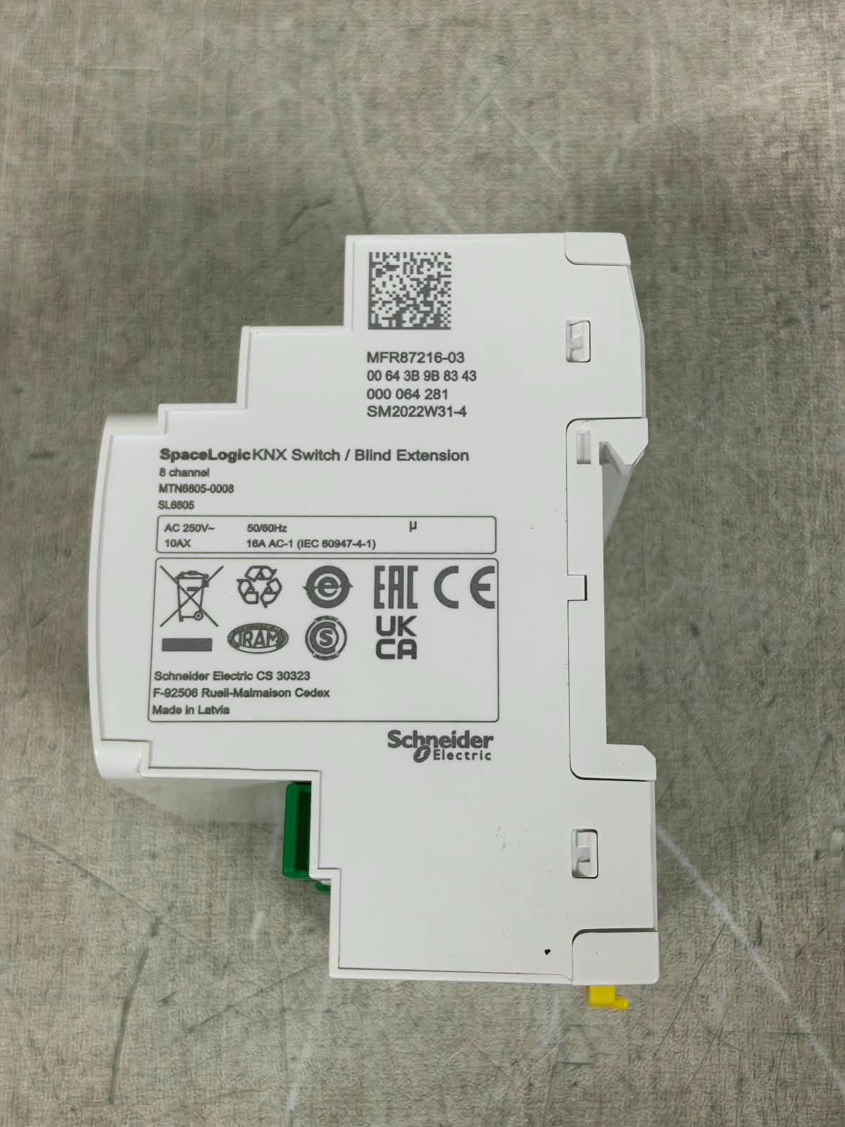 Schneider Electric MTN6805-0008 SCHNEIDER ELECTRIC MTN6805-0008 SPACELOGIC KNX SWITCH/ BLIND EXTENSION 250V 7