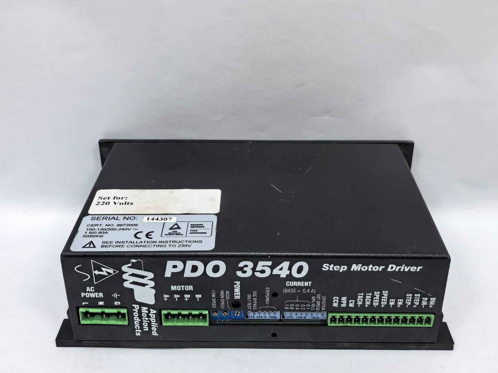Applied Motion PDO 3540 APPLIED MOTION PDO 3540 STEP MOTOR DRIVER 1