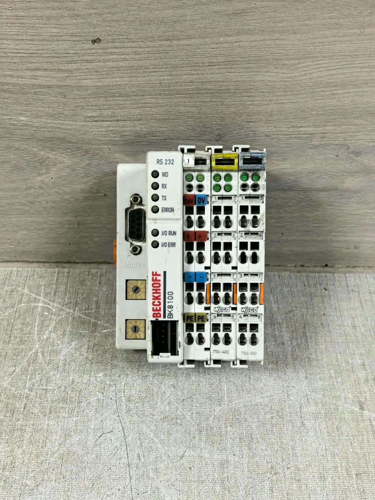 Beckhoff 750-550/750-402 BECKHOFF BK8100 750-550/750-402 RS232 COUPLER 24VDC 1