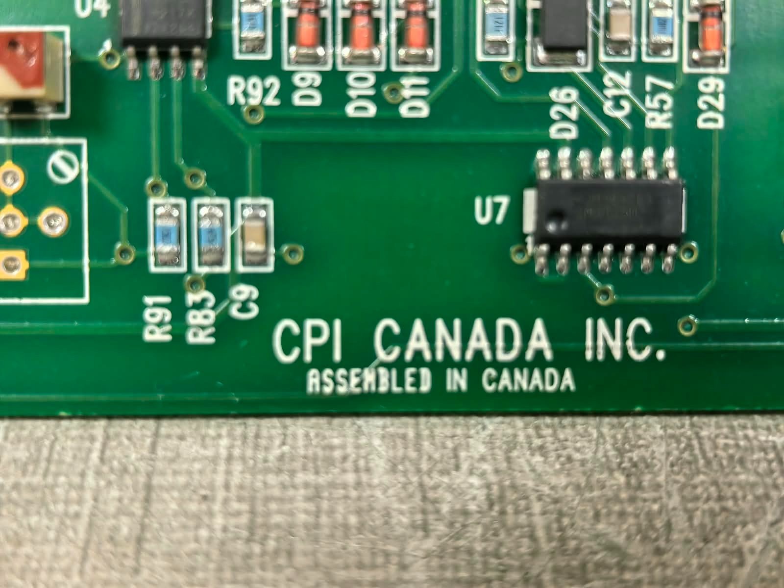 CPI 73140702 AC PWB 731406 REV.V CPI 73140702 AC PWB 731406 REV.V CIRCUIT BOARD 6