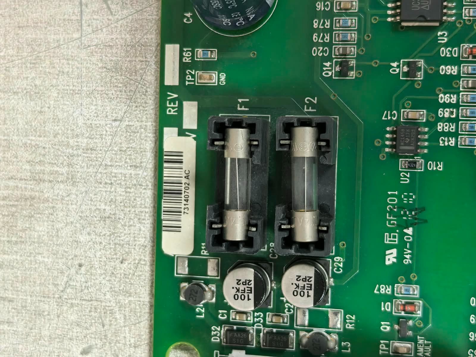 CPI 73140702 AC PWB 731406 REV.V CPI 73140702 AC PWB 731406 REV.V CIRCUIT BOARD 8