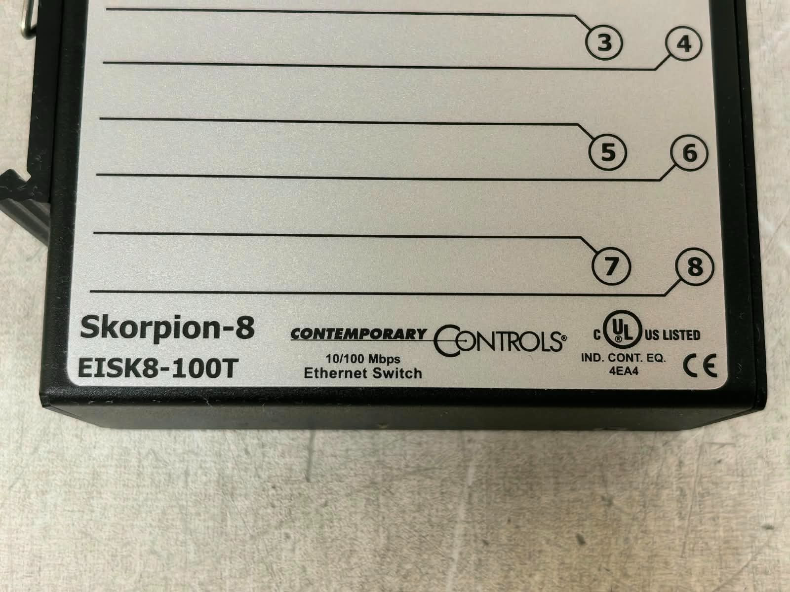 COMTEMPORARY CONTROLS EISK / EISK8-100T COMTEMPORARY CONTROLS EISK / EISK8-100T ETHERNET SWITCH 6
