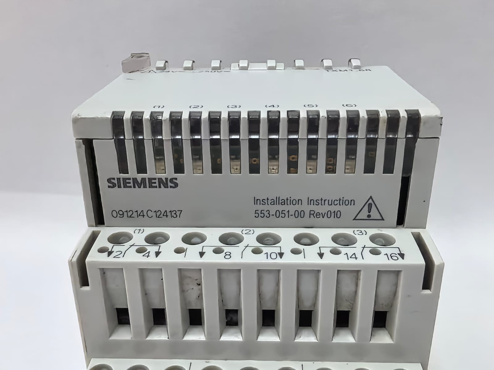 Siemens TXM1.6R SIEMENS TXM1.6R RELAY OUT PUT MODULE 553-051-00 REV 3