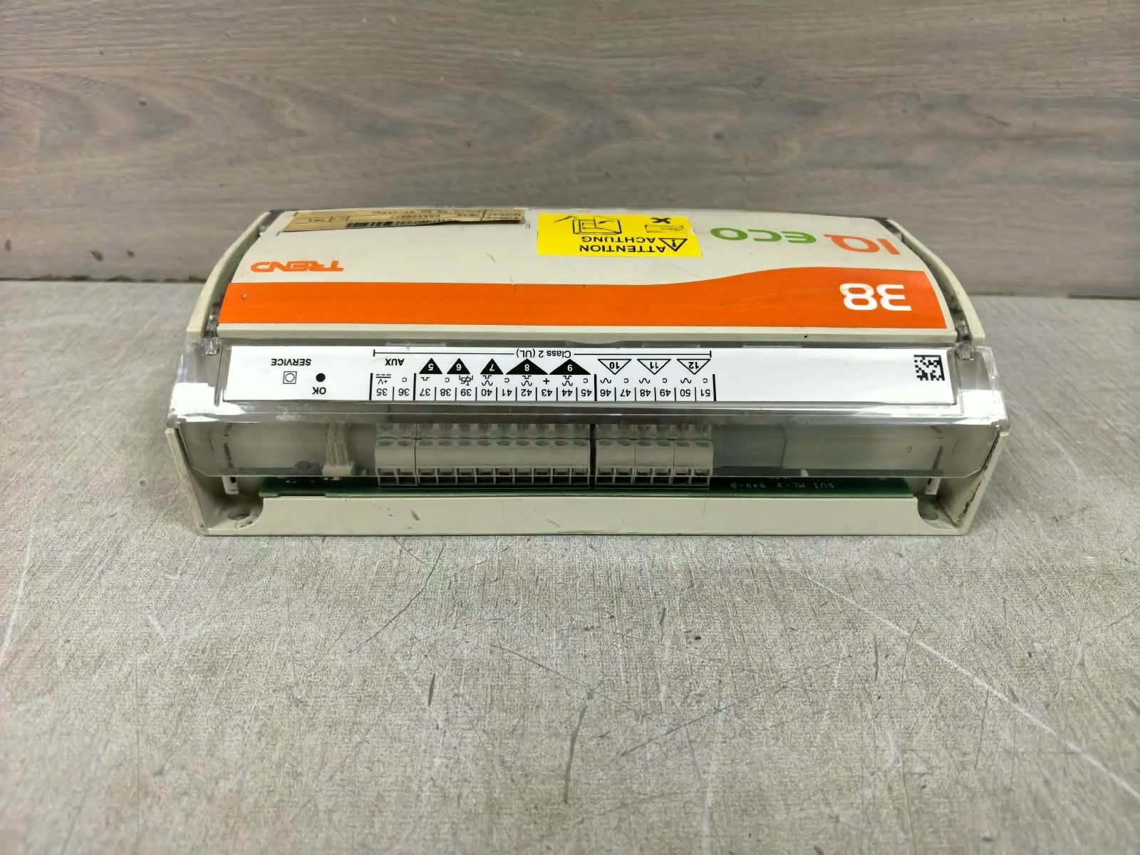 TREND IQE38-1201U50036 TREND IQECO38 IQE38/P/BAC/NOSTRATEGY/24VAC IQE38-1201U50036 CONTROLLER 8