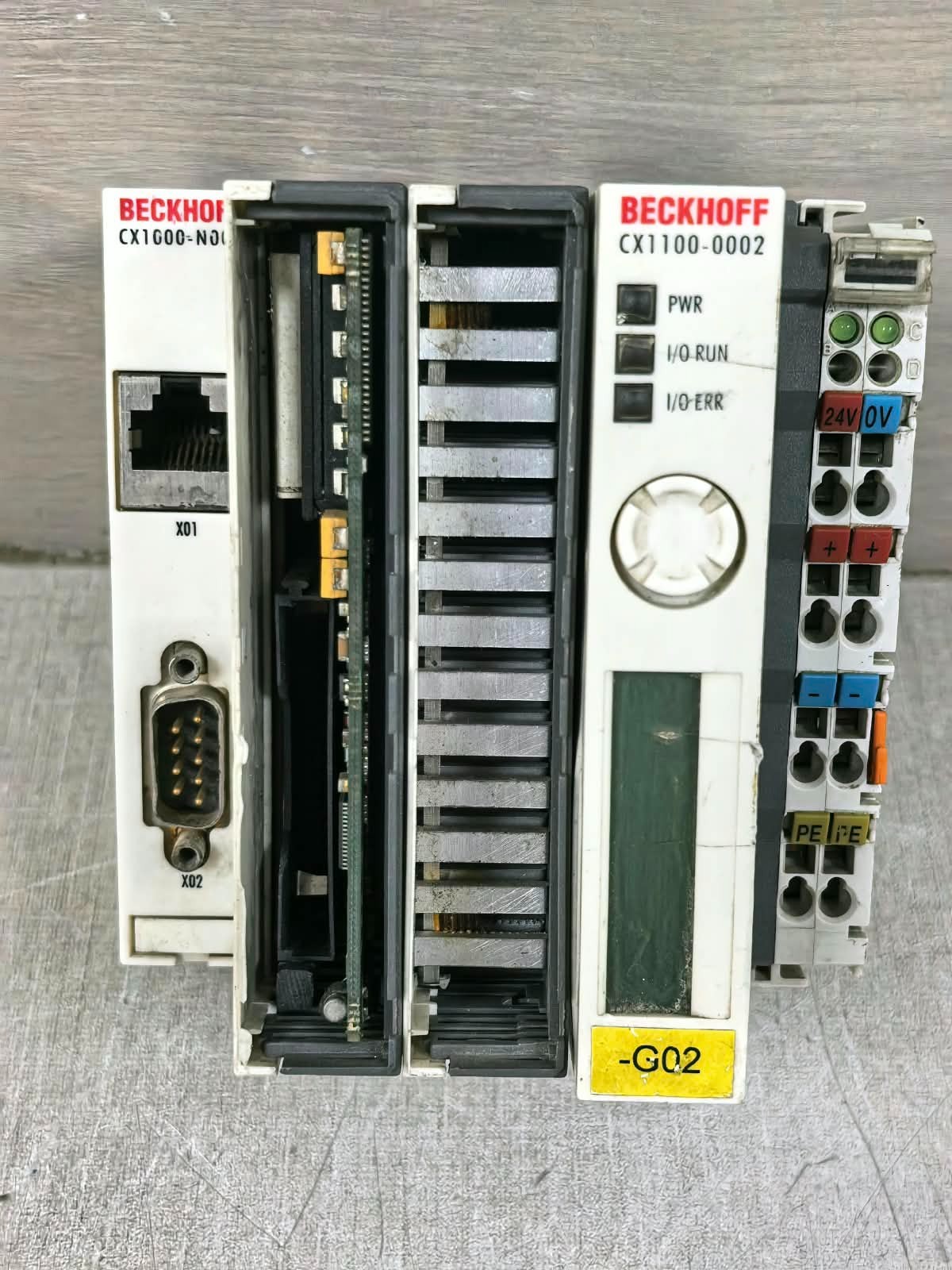 Beckhoff CX1000-N000/CX1100-0002 BECKHOFF CX1000-0011 HW:2.2 CX1000-N000/CX1100-0002 24VDC 2