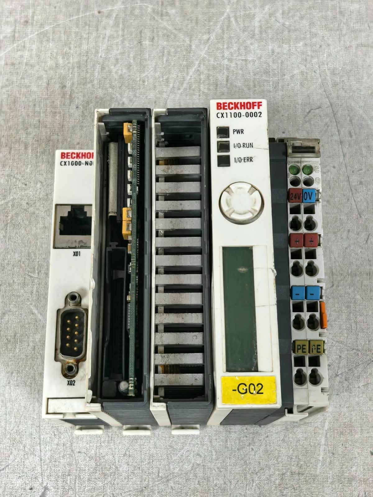 Beckhoff CX1000-N000/CX1100-0002 BECKHOFF CX1000-0011 HW:2.2 CX1000-N000/CX1100-0002 24VDC 9