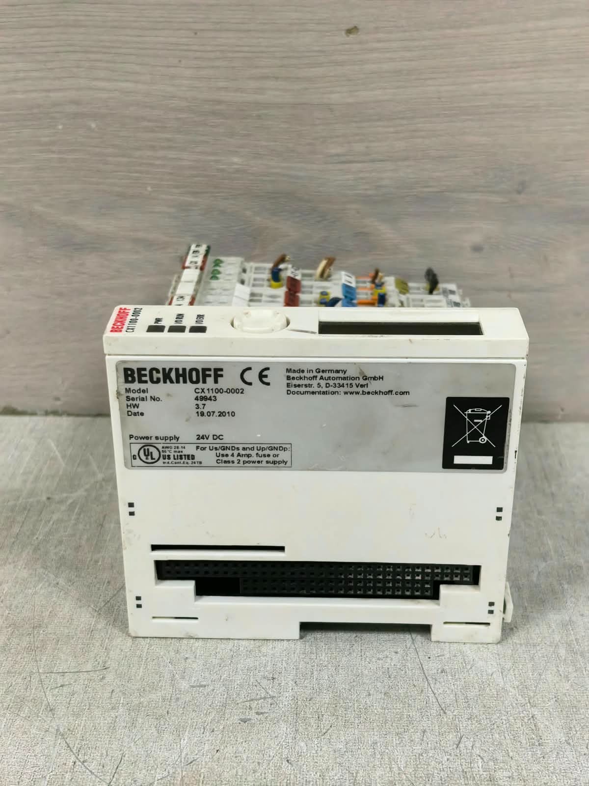 Beckhoff KL4424/KL23032/KL232/KL9190/KL2022/KL3002 BECKHOFF CX1100-0002/KL4424/KL23032/KL232/KL9190/KL2022/KL3002 MODULE 9