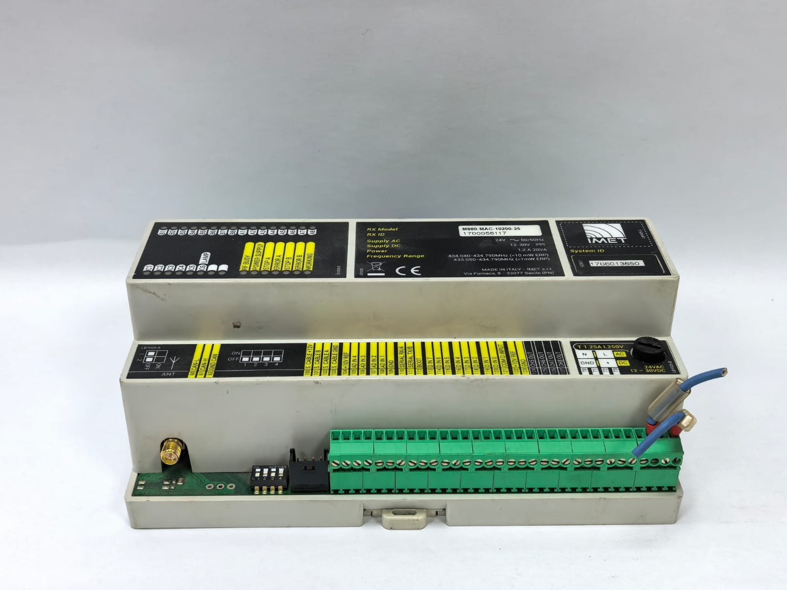 IMET M880-MAC-10200-25 IMET M880-MAC-10200-25 INDUSTRIAL RADIO REMOTE-CONTROL RECEIVER UNIT 3