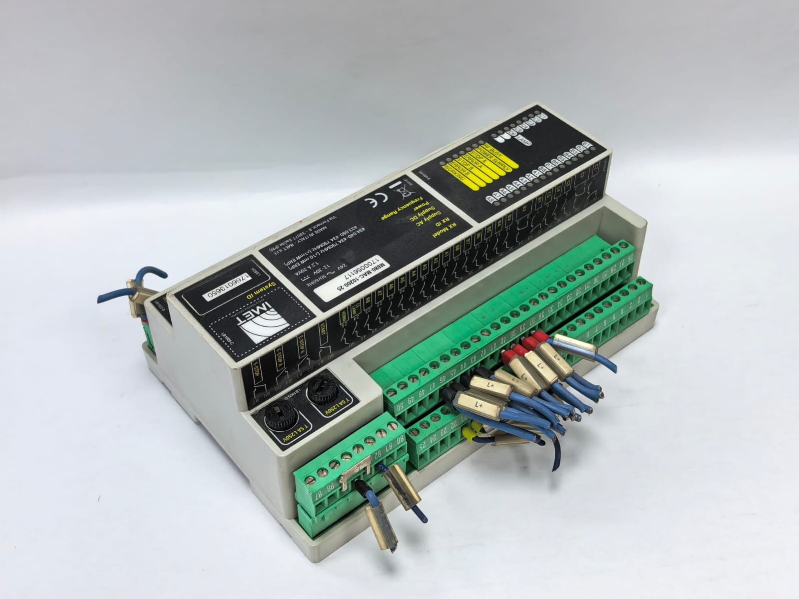 IMET M880-MAC-10200-25 IMET M880-MAC-10200-25 INDUSTRIAL RADIO REMOTE-CONTROL RECEIVER UNIT 9