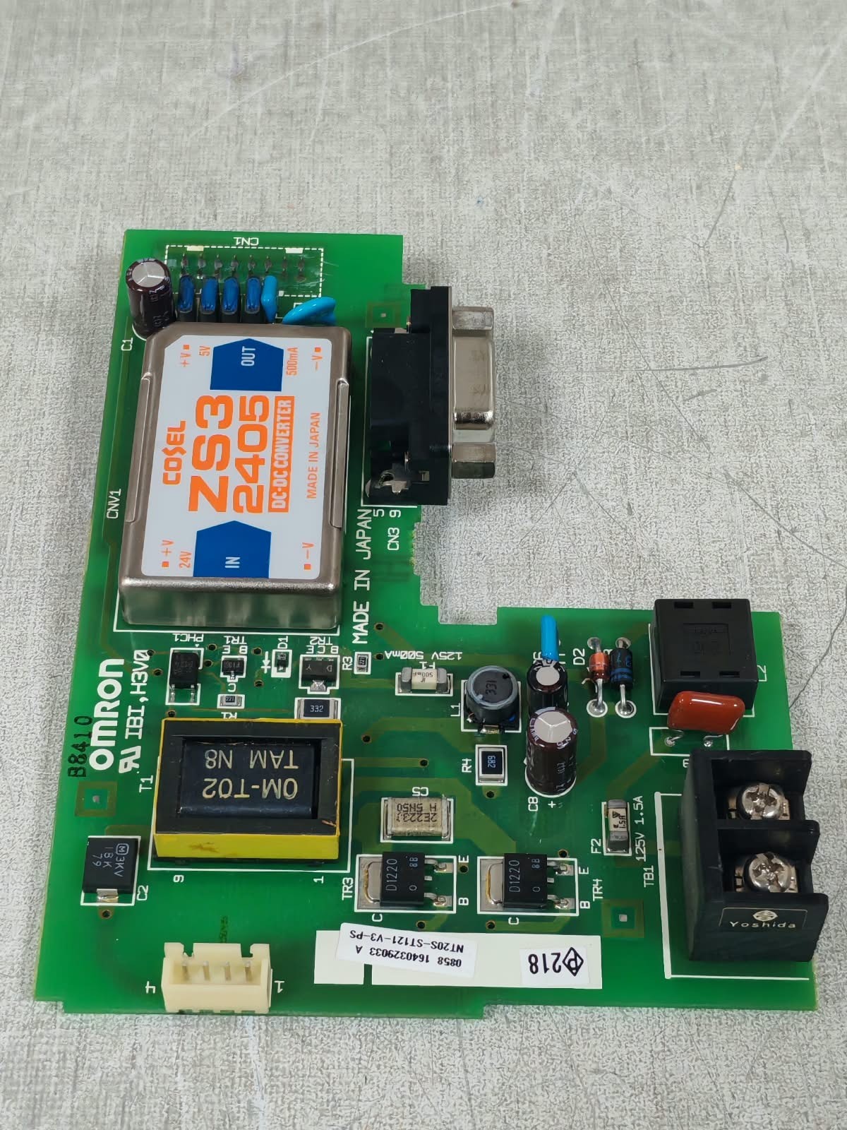 Omron NT20S-ST121-V3-PS OMRON NT20S-ST121-V3-PS internal power supply and communication board 6
