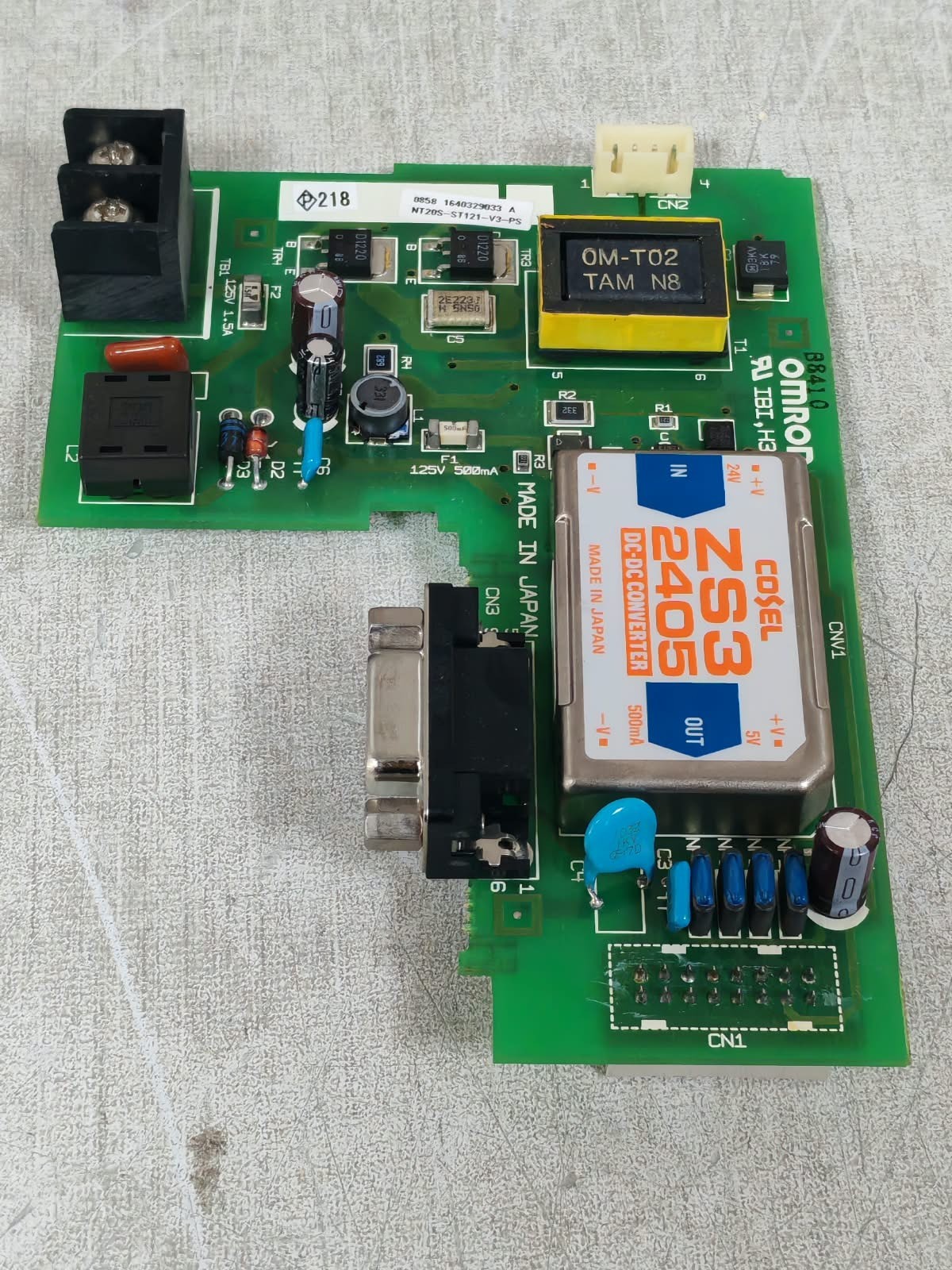Omron NT20S-ST121-V3-PS OMRON NT20S-ST121-V3-PS internal power supply and communication board 7