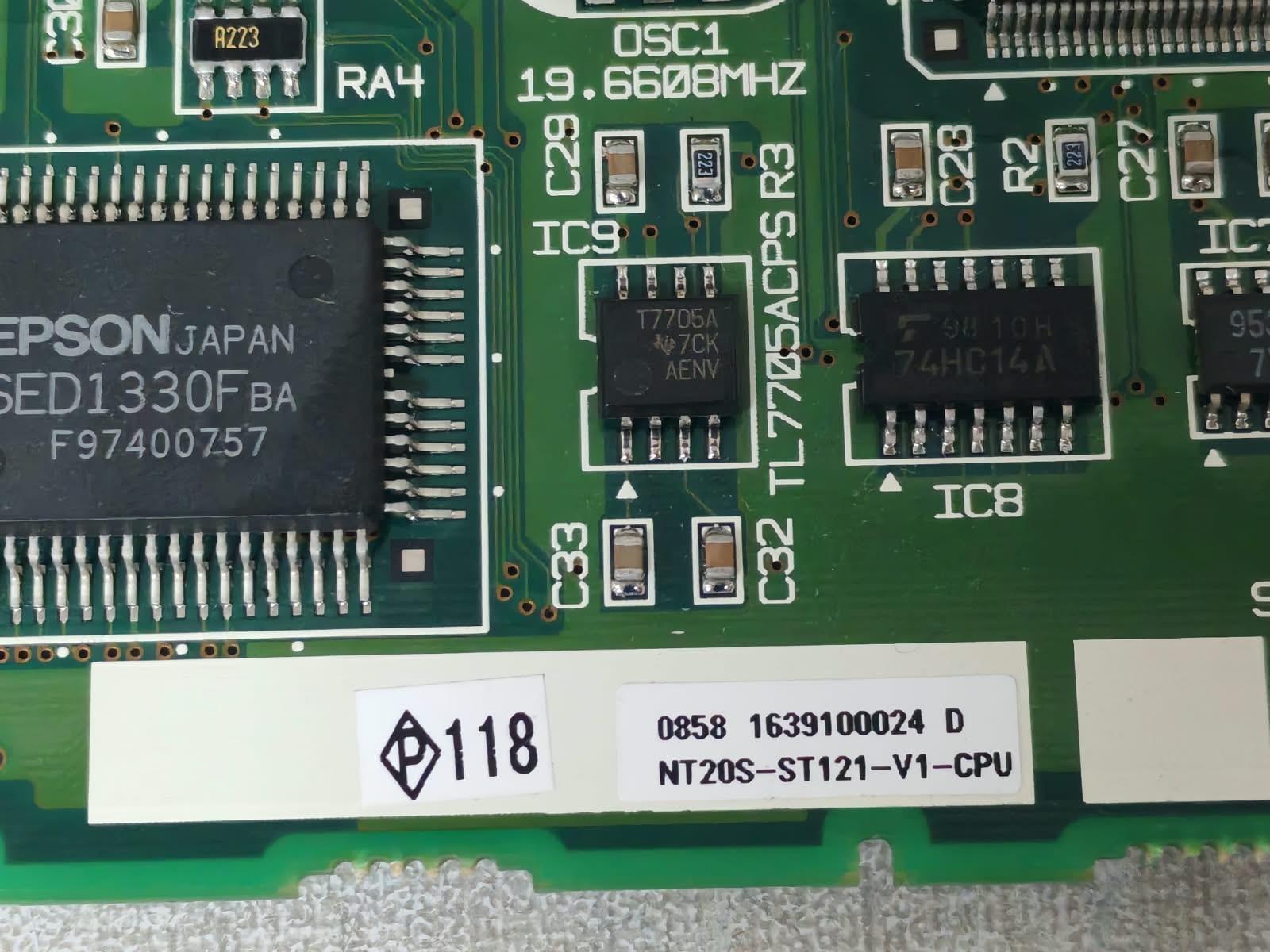 Omron NT20S-ST121-V1-CPU OMRON NT20S-ST121-V1-CPU Circuit Board 2