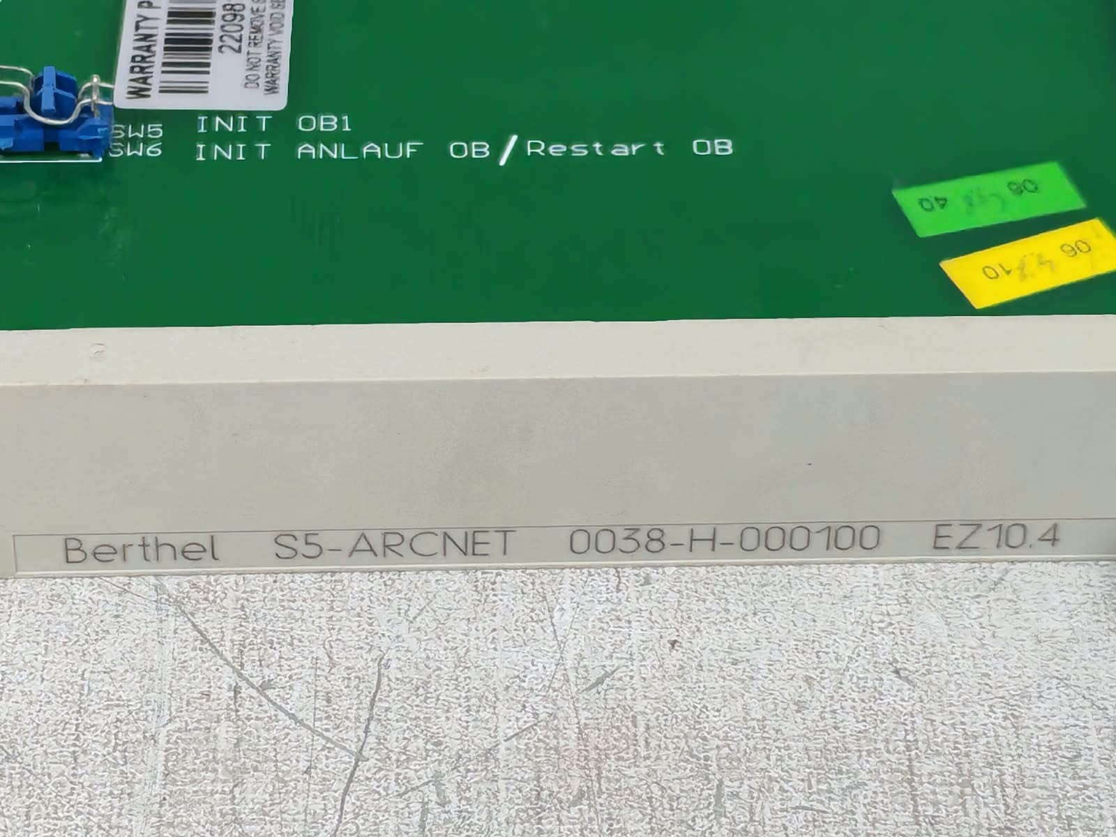 Berthel S5-ARCNET 0038-H-000100 EZ10.4 Berthel S5-Arcnet 0038-H-000100 EZ10.4 5