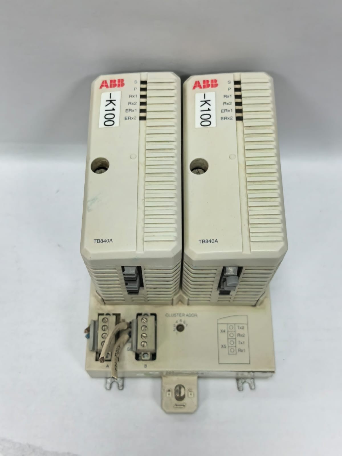 ABB TU849 ABB TB840A MODULEBUS MODEM 3BSE037760R1 PR.B W/ TU849 3BSE042560R1 PR.B 2