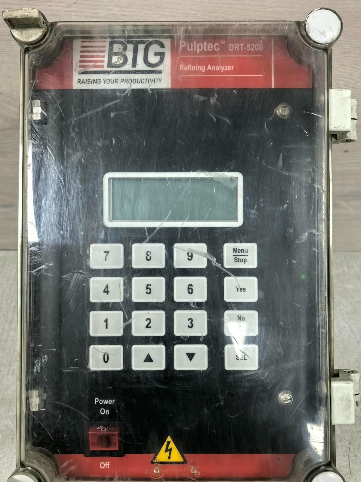 BTG DRT-5200 / DRT-5200 S/A BTG PULPTEC DRT-5200 / DRT-5200 S/A REFINING ANALYZER 100-240VAC 5