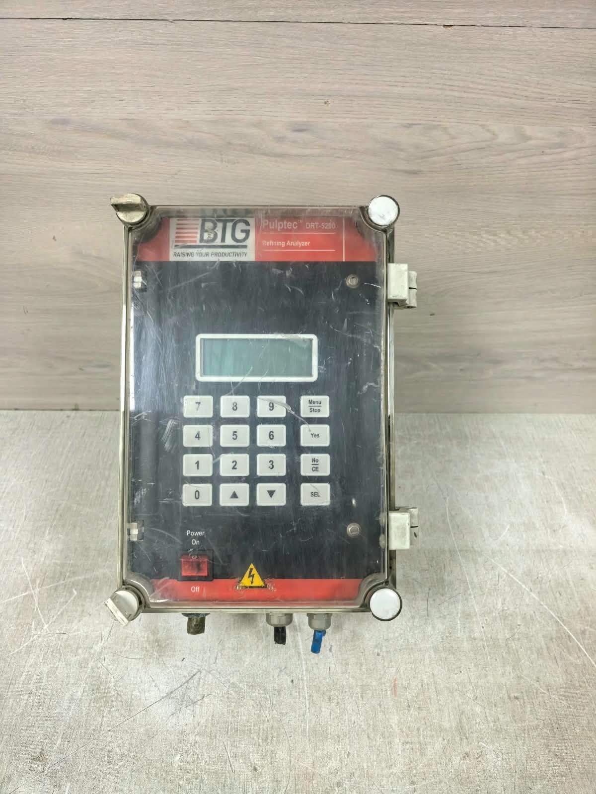 BTG DRT-5200 / DRT-5200 S/A BTG PULPTEC DRT-5200 / DRT-5200 S/A REFINING ANALYZER 100-240VAC 1