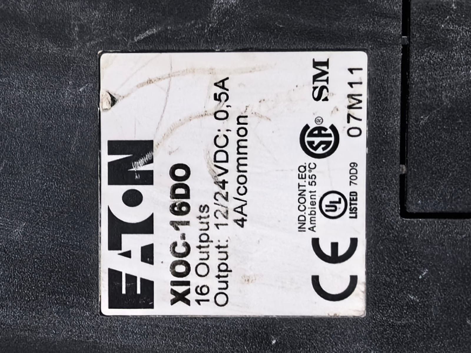 Eaton XIOC-16DO EATON XIOC-16DO DIGITAL OUTPUT MODULE 12/24VDC 4