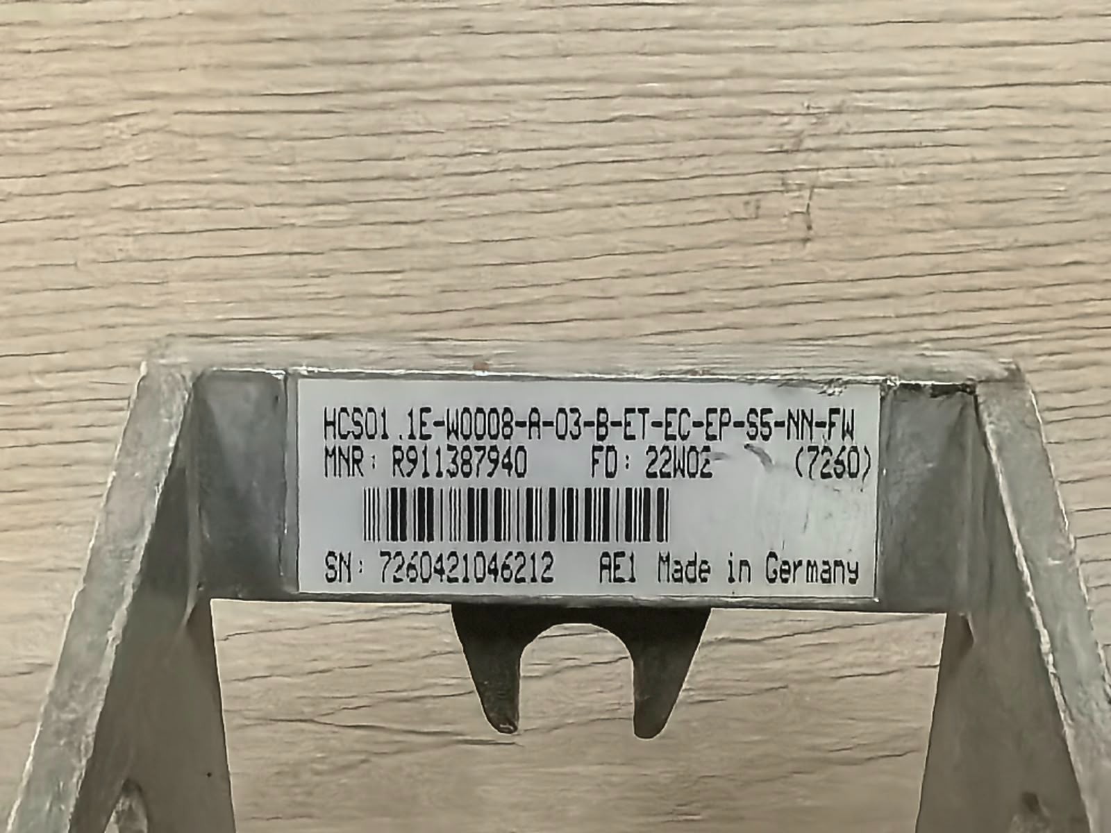 Rexroth HCS01.1E-W0008-A-03-B-ET-EC-EP-S5-NN-FW REXROTH HCS01.1E-W0008-A-03-B-ET-EC-EP-S5-NN-FW SERVO DRIVE 3