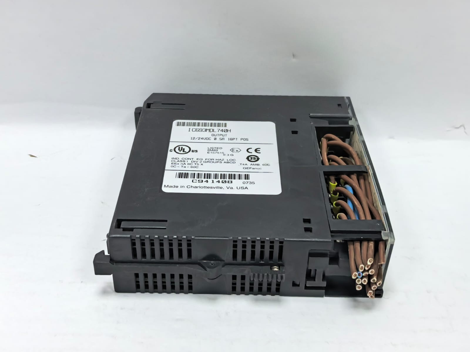 GE Fanuc IC693MDL740H GE FANUC IC693MDL740H 16PT OUTPUT MODULE 12/24VDC 10