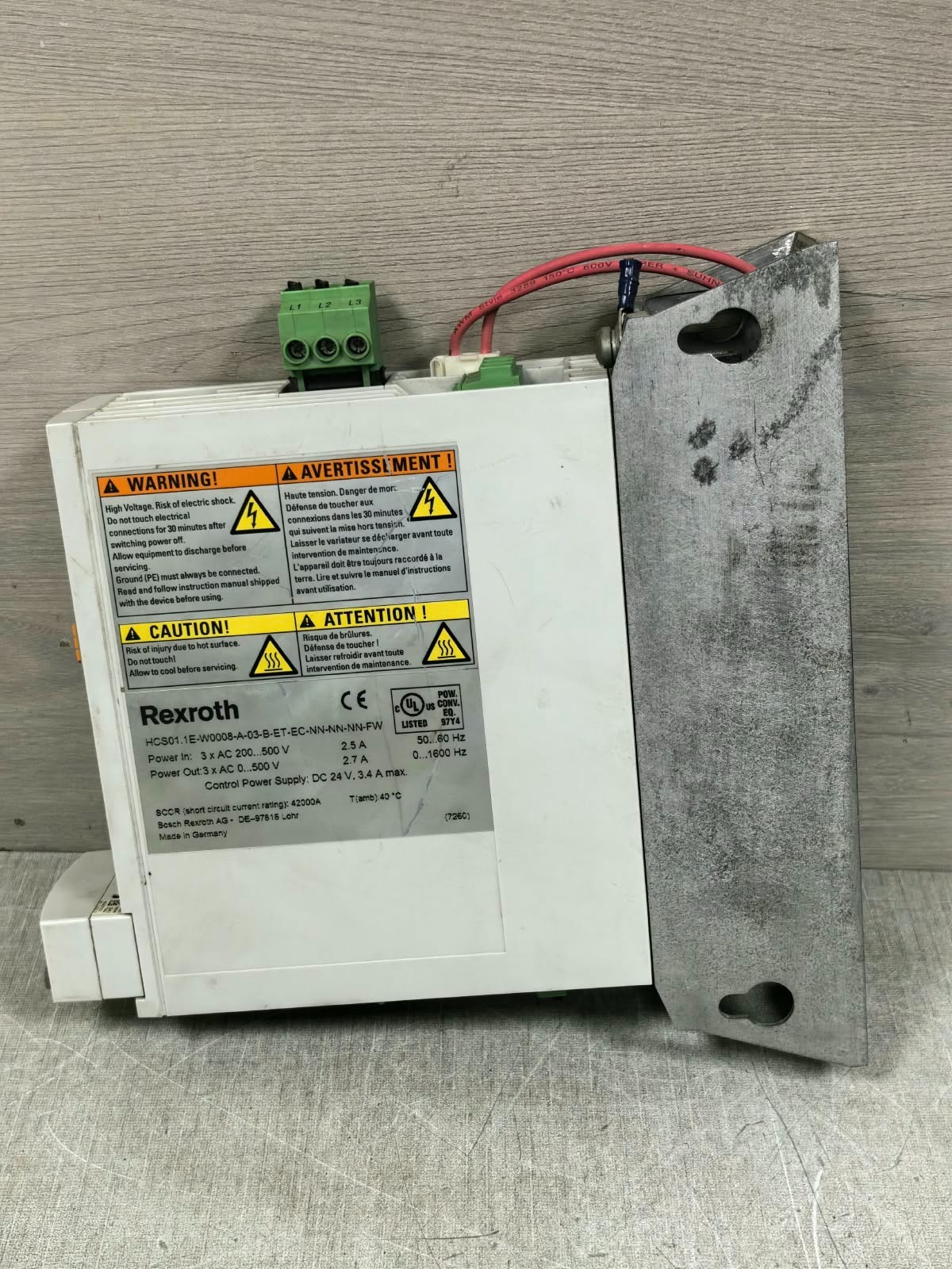 Rexroth HCS01.1E-W0008-A-03-B-ET-EC-EP-S5-NN-FW REXROTH HCS01.1E-W0008-A-03-B-ET-EC-EP-S5-NN-FW SERVO DRIVE 9