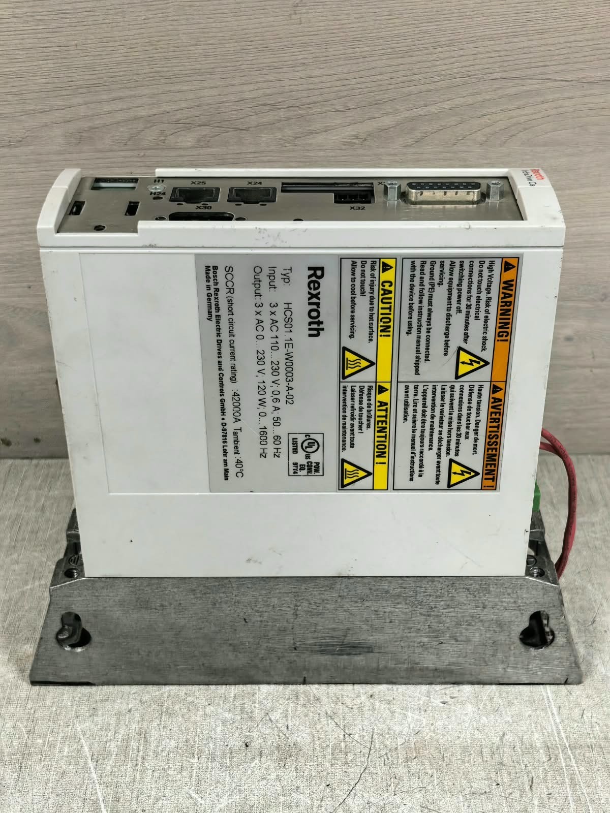 Rexroth HCS01.1E-W0003-A-02 REXROTH HCS01.1E-W0003-A-02 SERVO DRIVE 5