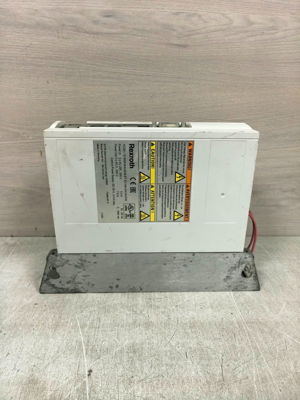 Rexroth HCS01.1E-W0018-A-03-B-ET-EC-NN-NN-NN-FW REXROTH HCS01.1E-W0018-A-03-B-ET-EC-NN-NN-NN-FW SERVO DRIVE 3