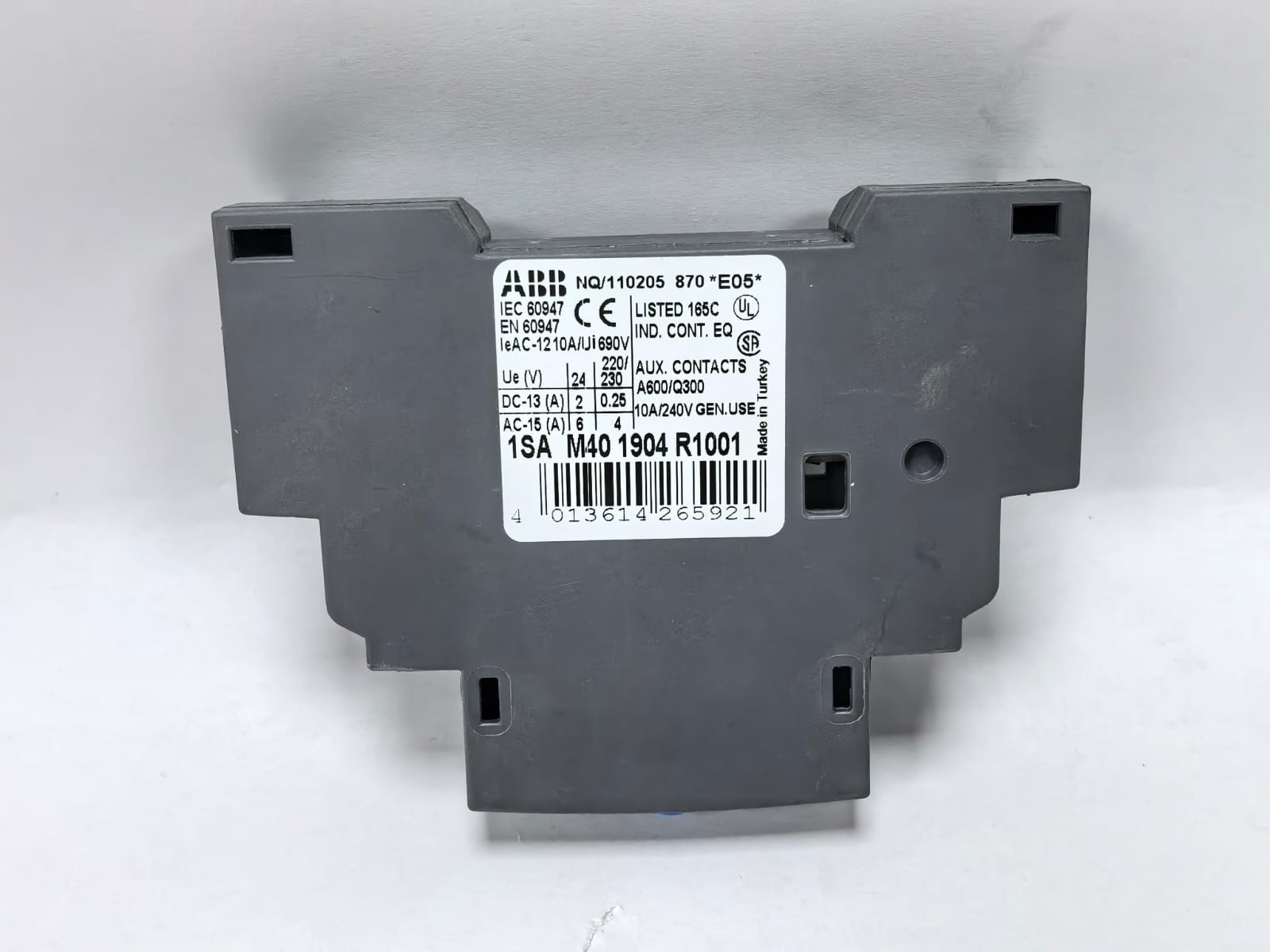 ABB 1SA M40 1904 R1001 ABB 1SA M40 1904 R1001 ALARM SWITCH PCS 2