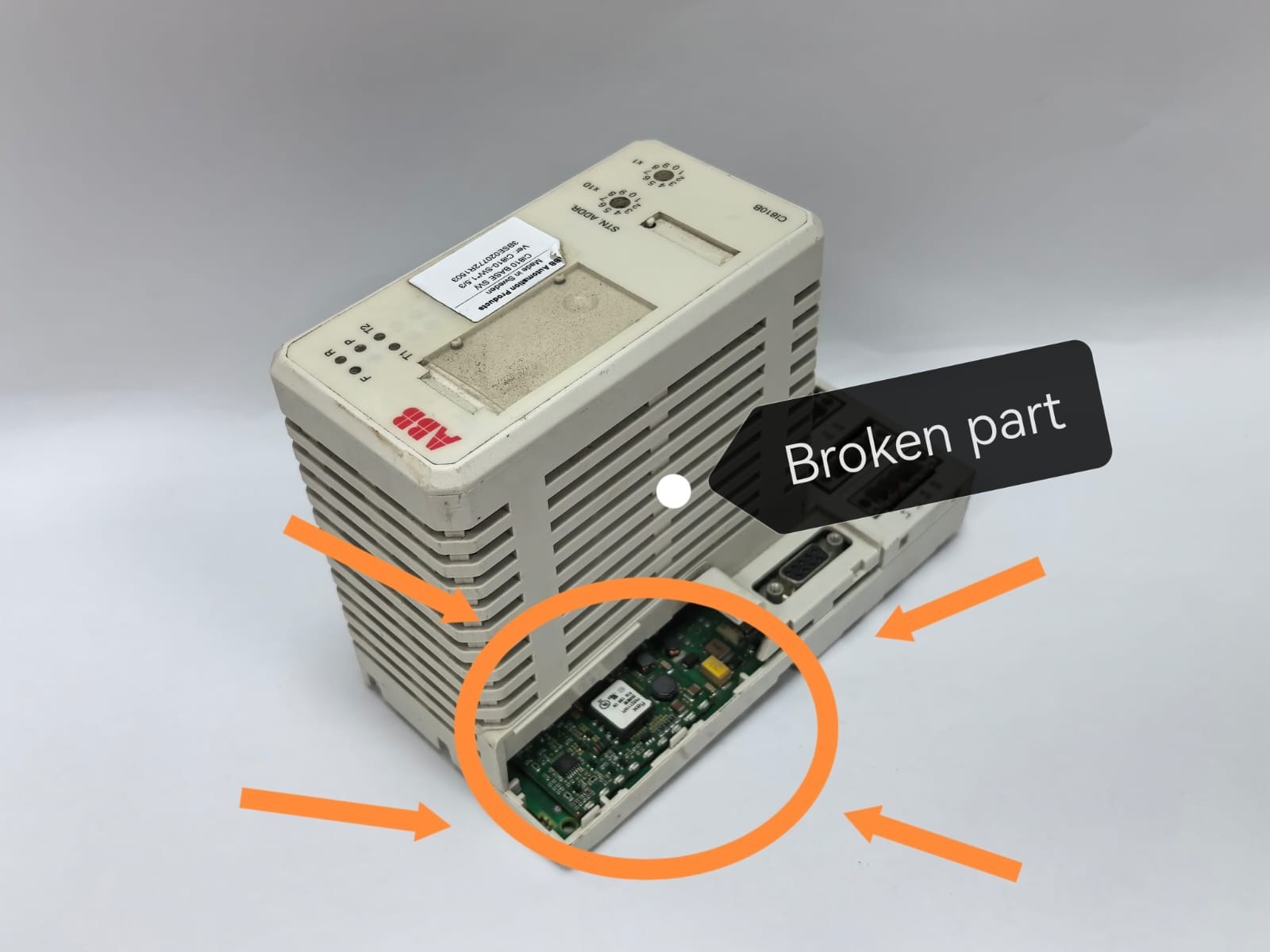 ABB 3BSE020520R1 ABB CI810B FIELDBUS COMMUNICATION INTERFACE 3BSE020520R1 PR.J 9