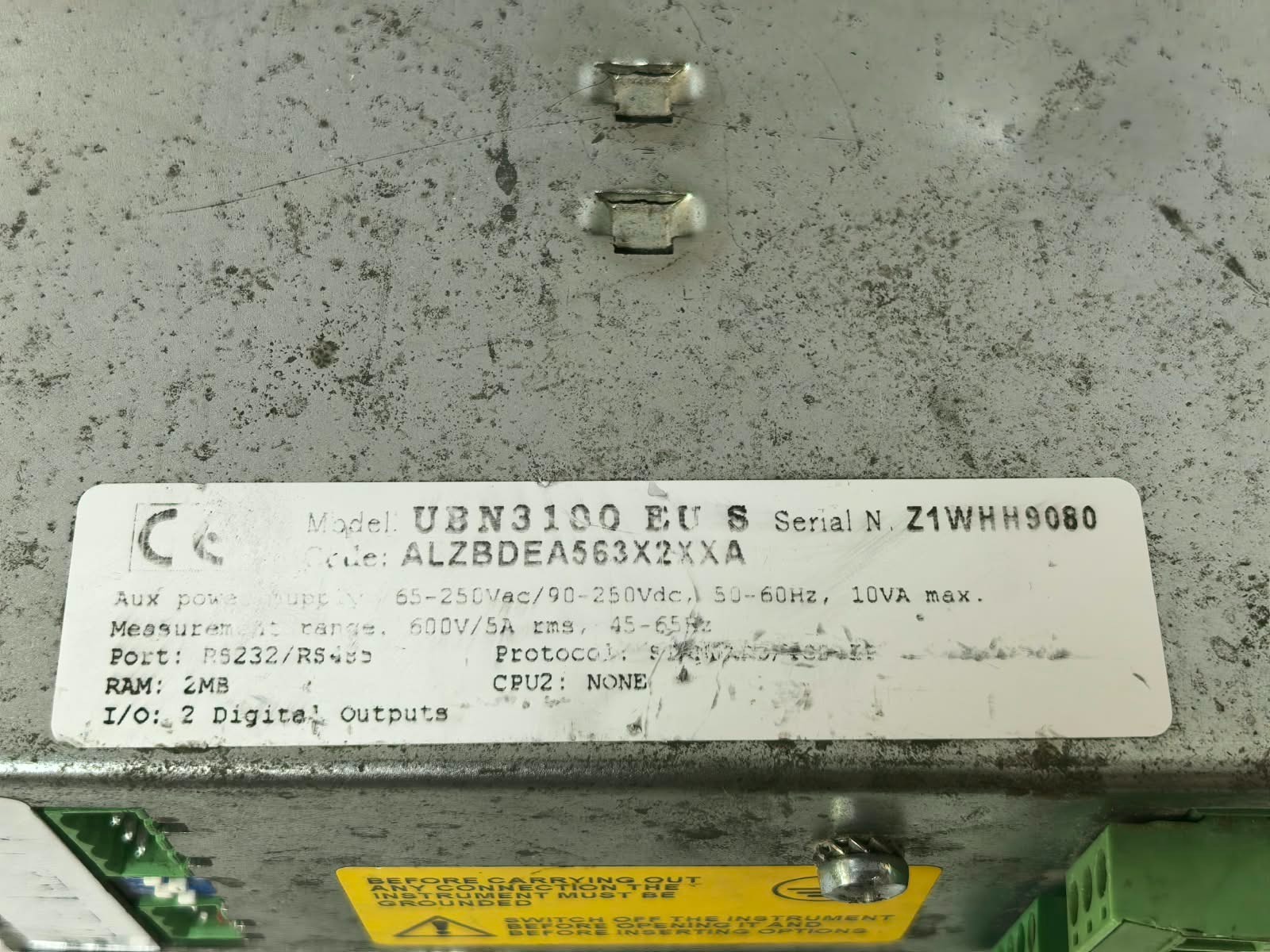 BERG UBN3100 EU S ALZBDEA563X2XXA BERG UBN 3100 UBN3100 EU S ALZBDEA563X2XXA NETWORK MONITORING UNIT 10