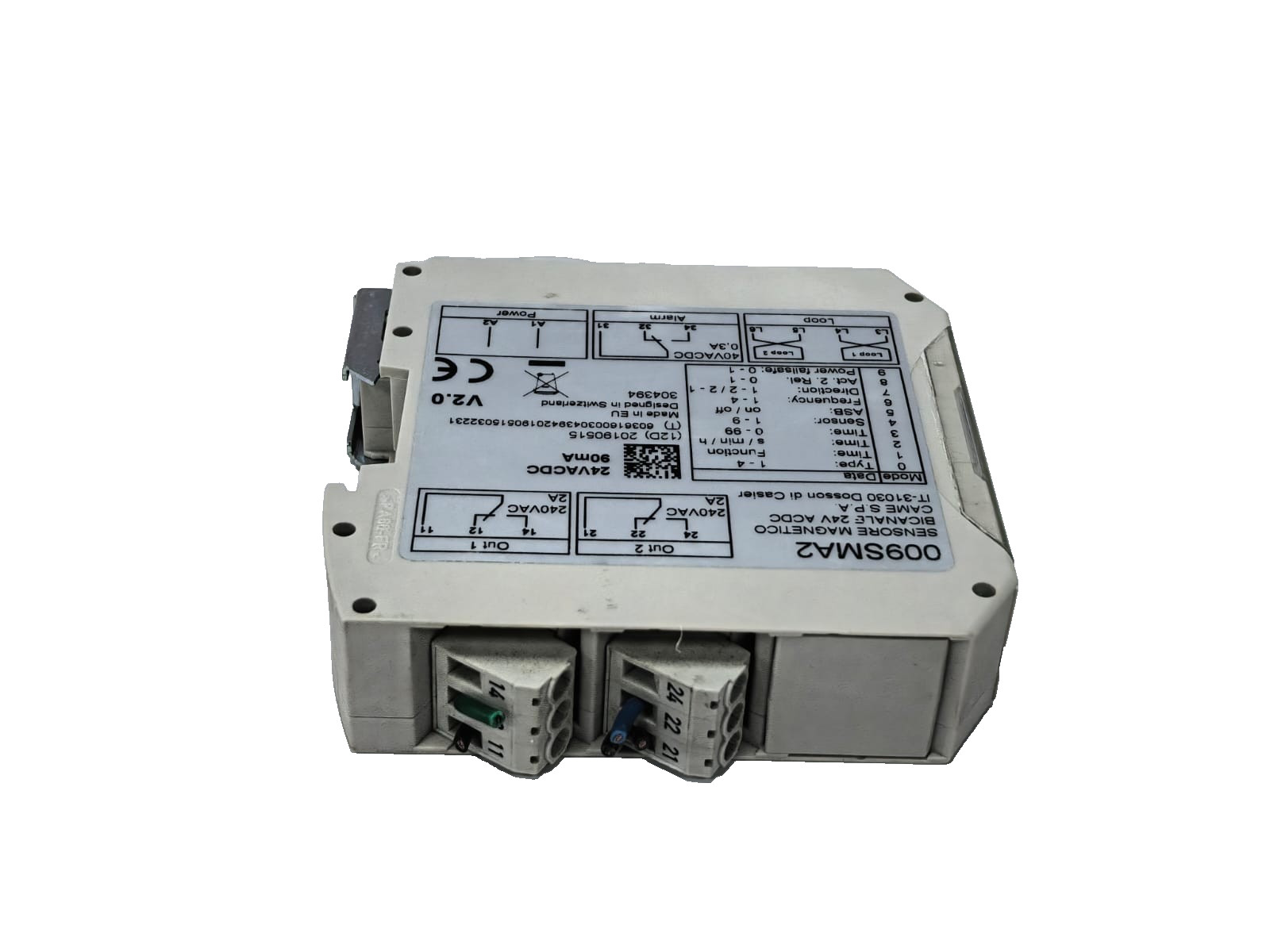 CAME 009SMA2 CAME 009SMA2 SENSOR MAGNETIC SMA SERIES-LOOP DETECTORS 6