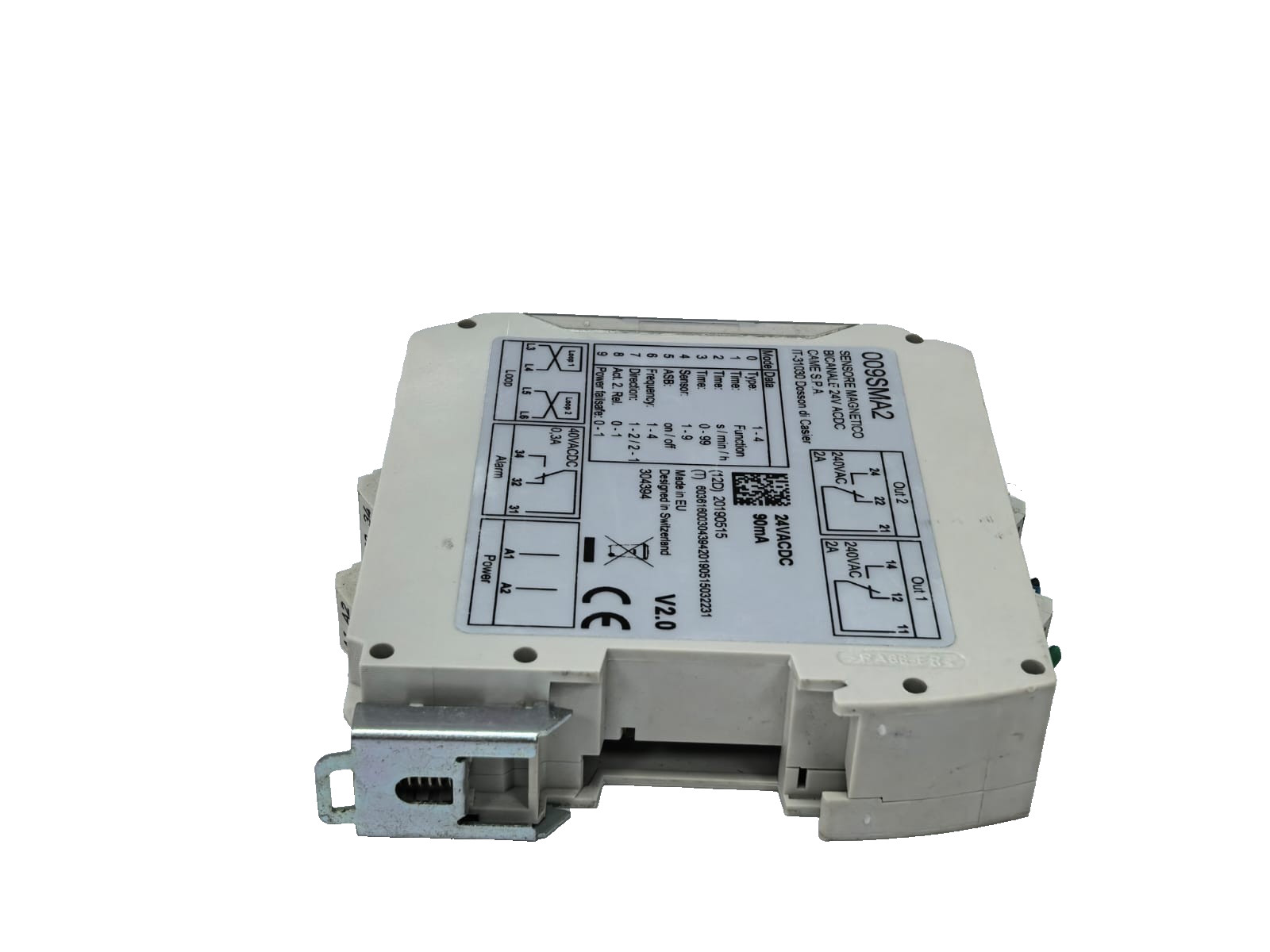 CAME 009SMA2 CAME 009SMA2 SENSOR MAGNETIC SMA SERIES-LOOP DETECTORS 8