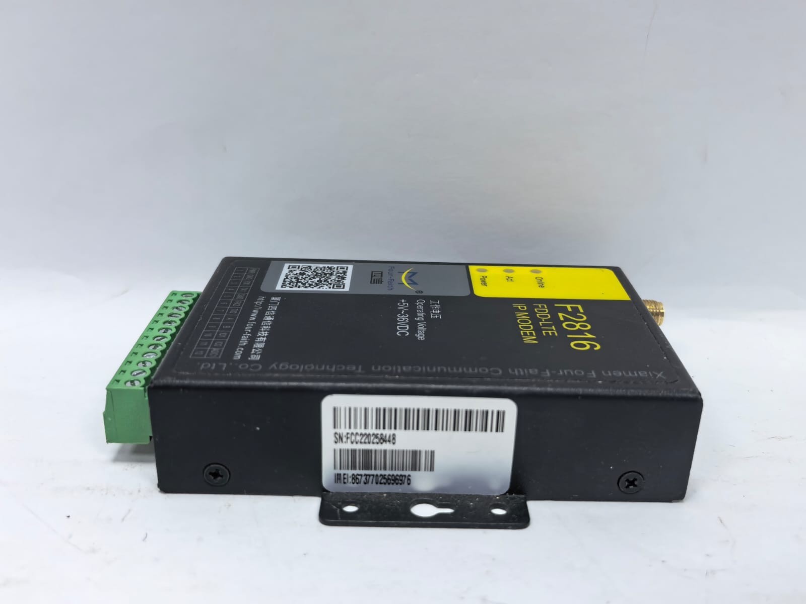 XIAMEN FOUR-FAITH COMMUNICATION TECHNOLOGY F2816 F2816 FDD-LTE IP MODEM XIAMEN FOUR-FAITH COMMUNICATION TECHNOLOGY 3