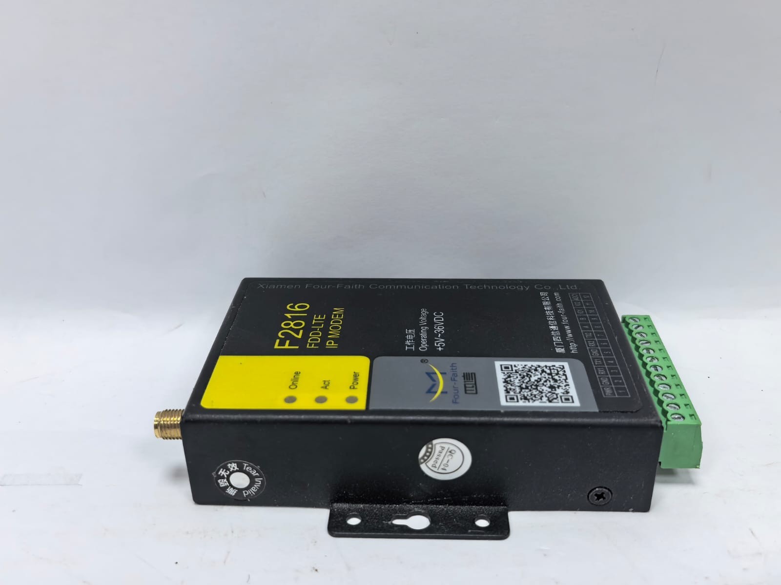 XIAMEN FOUR-FAITH COMMUNICATION TECHNOLOGY F2816 F2816 FDD-LTE IP MODEM XIAMEN FOUR-FAITH COMMUNICATION TECHNOLOGY 4