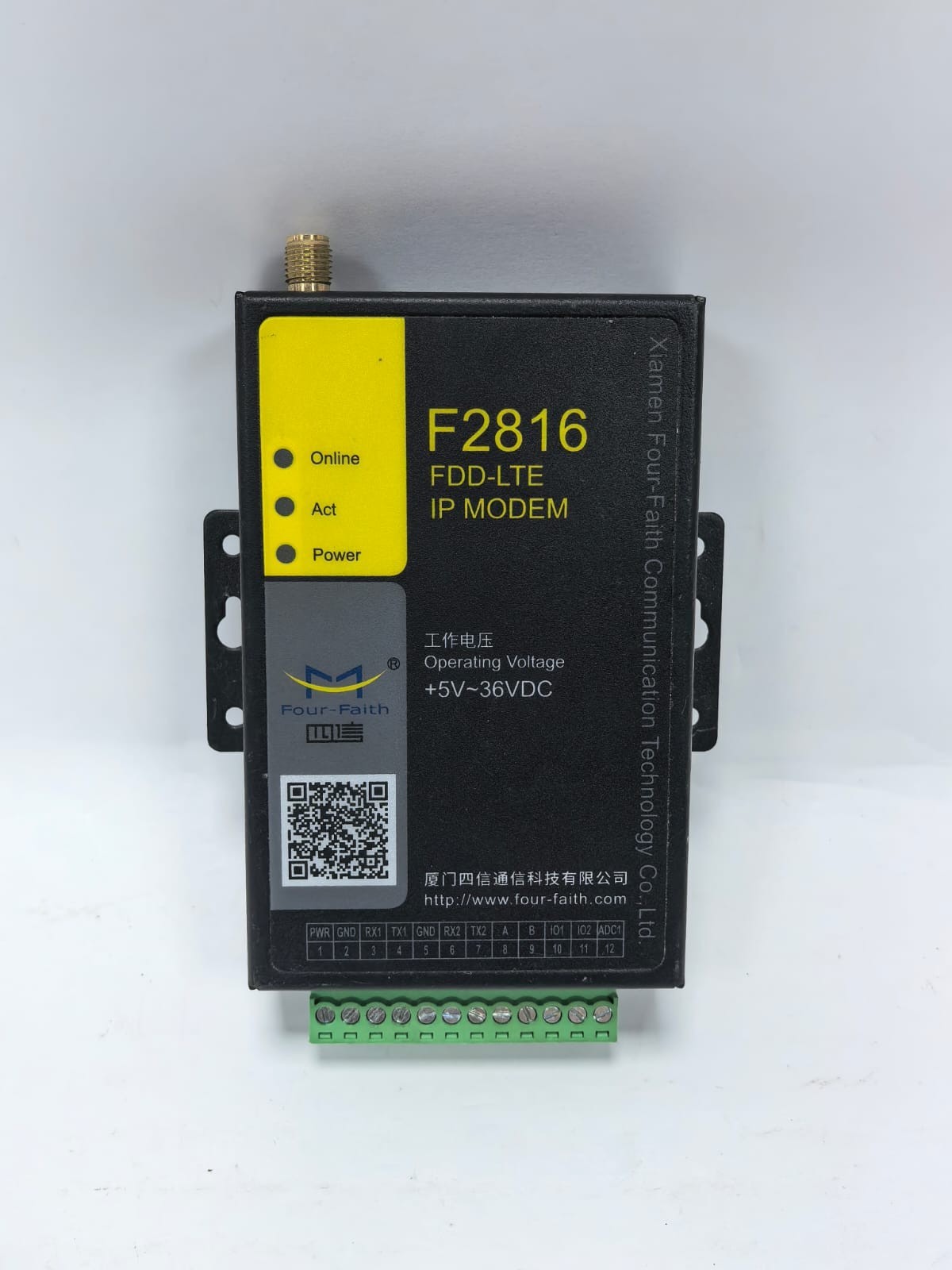 XIAMEN FOUR-FAITH COMMUNICATION TECHNOLOGY F2816 F2816 FDD-LTE IP MODEM XIAMEN FOUR-FAITH COMMUNICATION TECHNOLOGY 1