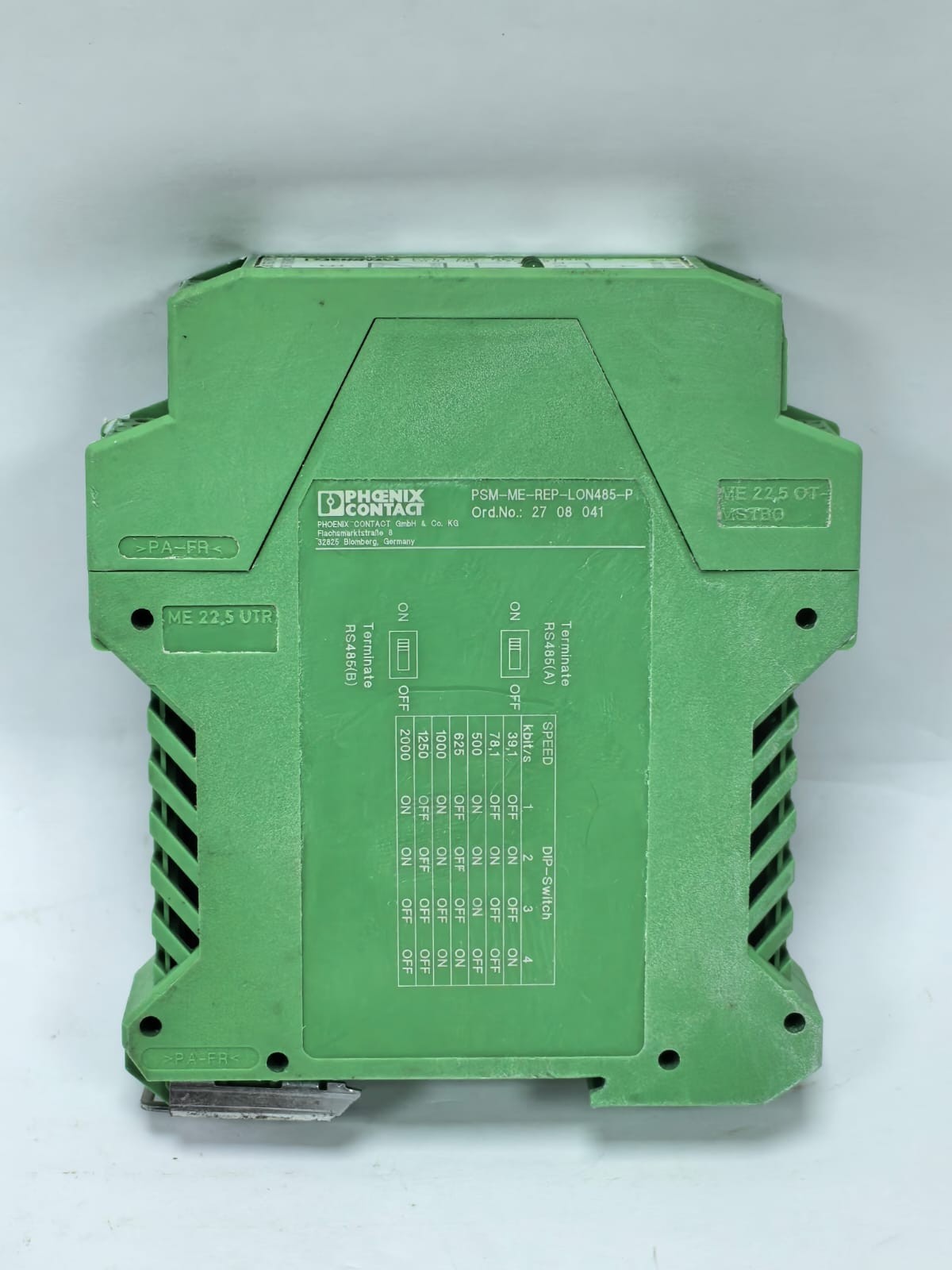 Phoenix Contact 27 08 041 PHOENIX CONTACT PSM-ME-REP-LON485-P REPEATER 27 08 041 4