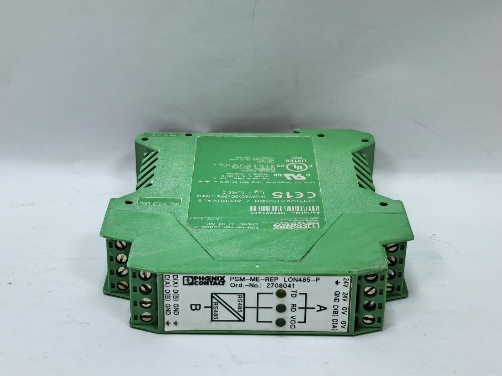 Phoenix Contact 27 08 041 PHOENIX CONTACT PSM-ME-REP-LON485-P REPEATER 27 08 041 1