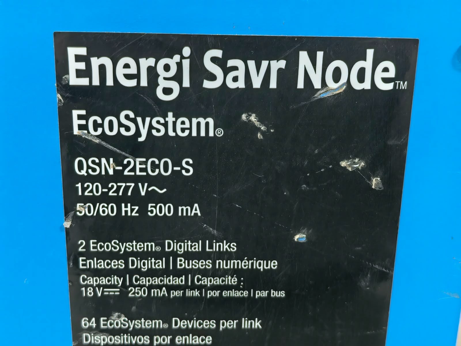 Lutron QSN-2ECO-S LUTRON QSN-2ECO-S ENERGI SAVR NODE ECOSYSTEM 120-277V 3