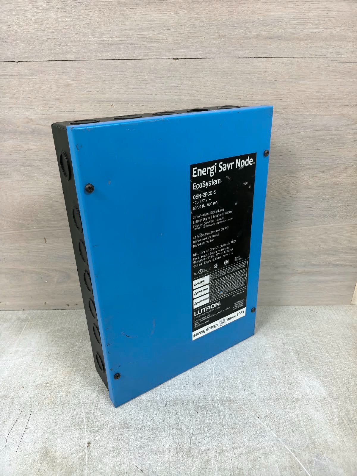 Lutron QSN-2ECO-S LUTRON QSN-2ECO-S ENERGI SAVR NODE ECOSYSTEM 120-277V 5