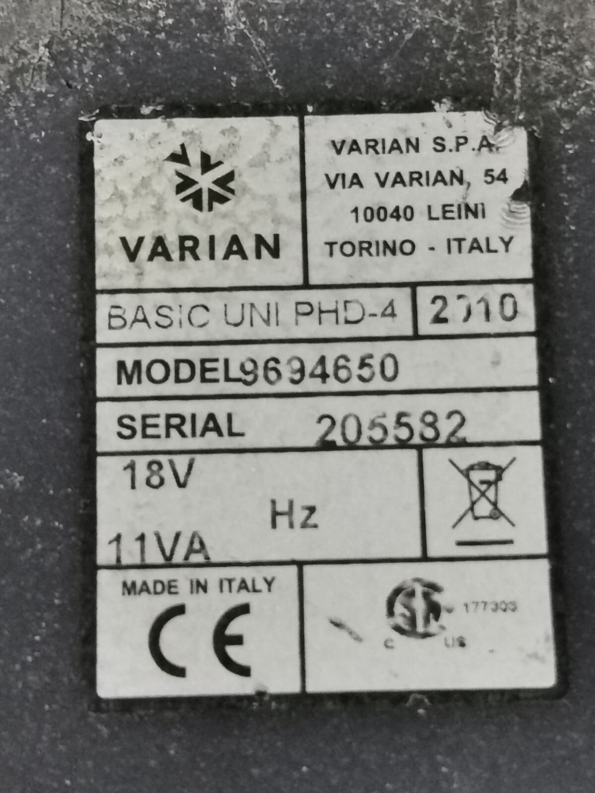 Varian PHD-4 Varian PHD-4 Portable Helium Leak Detector 18V -TRIED & TESTED 8