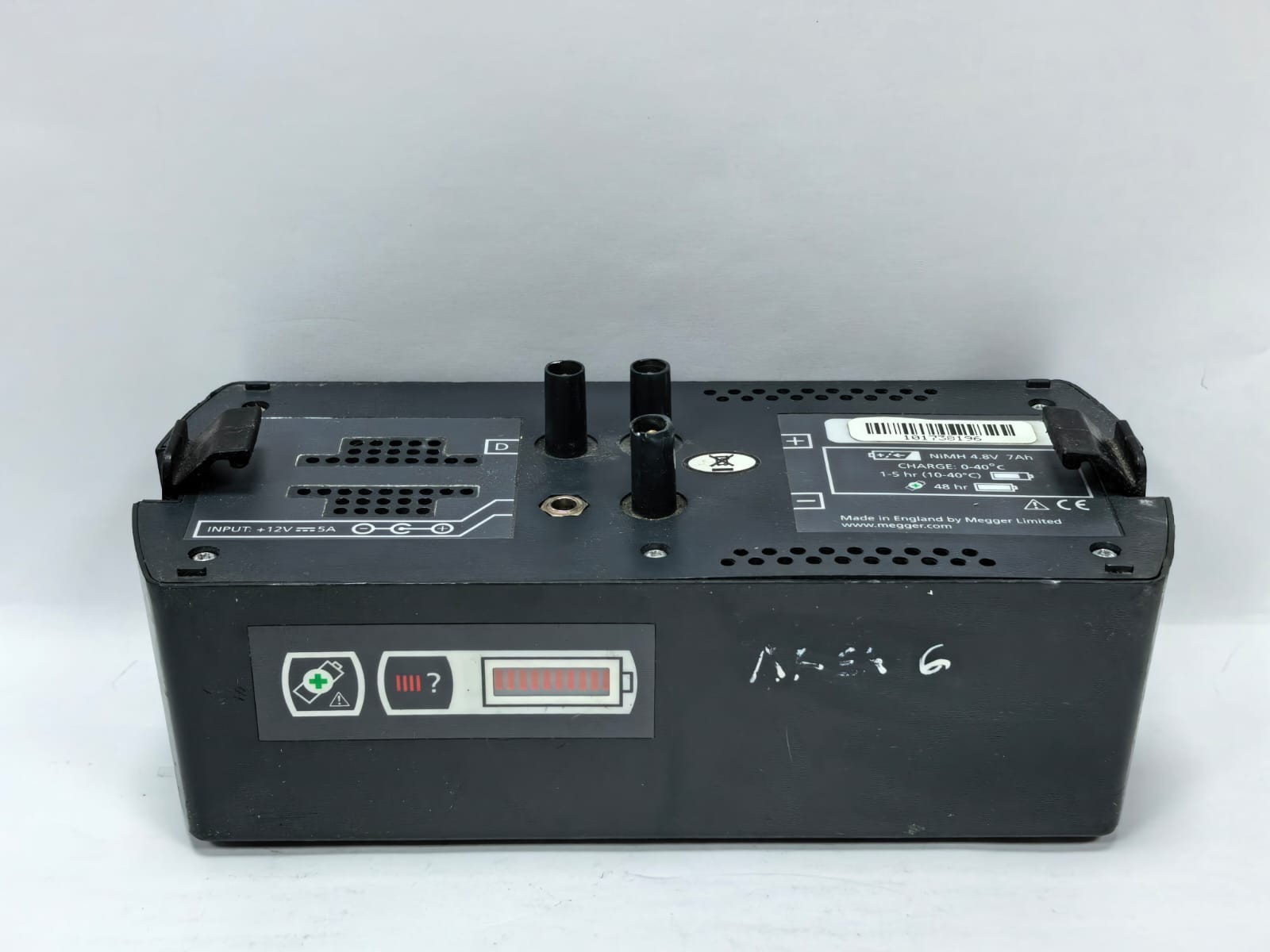 Megger 6340-101 MEGGER 6340-101 4.8V 7Ah NiMH BATTERY MODULE FOR DLRO10 DLRO10X 1
