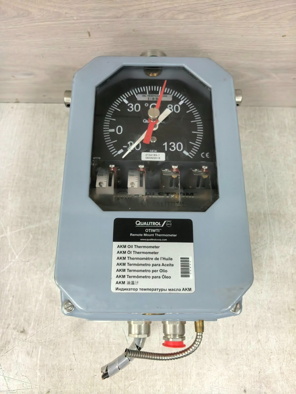 QUALITROL AKM 2104183-1 QUALITROL AKM 2104183-1 OIL TEMPERATURE 2