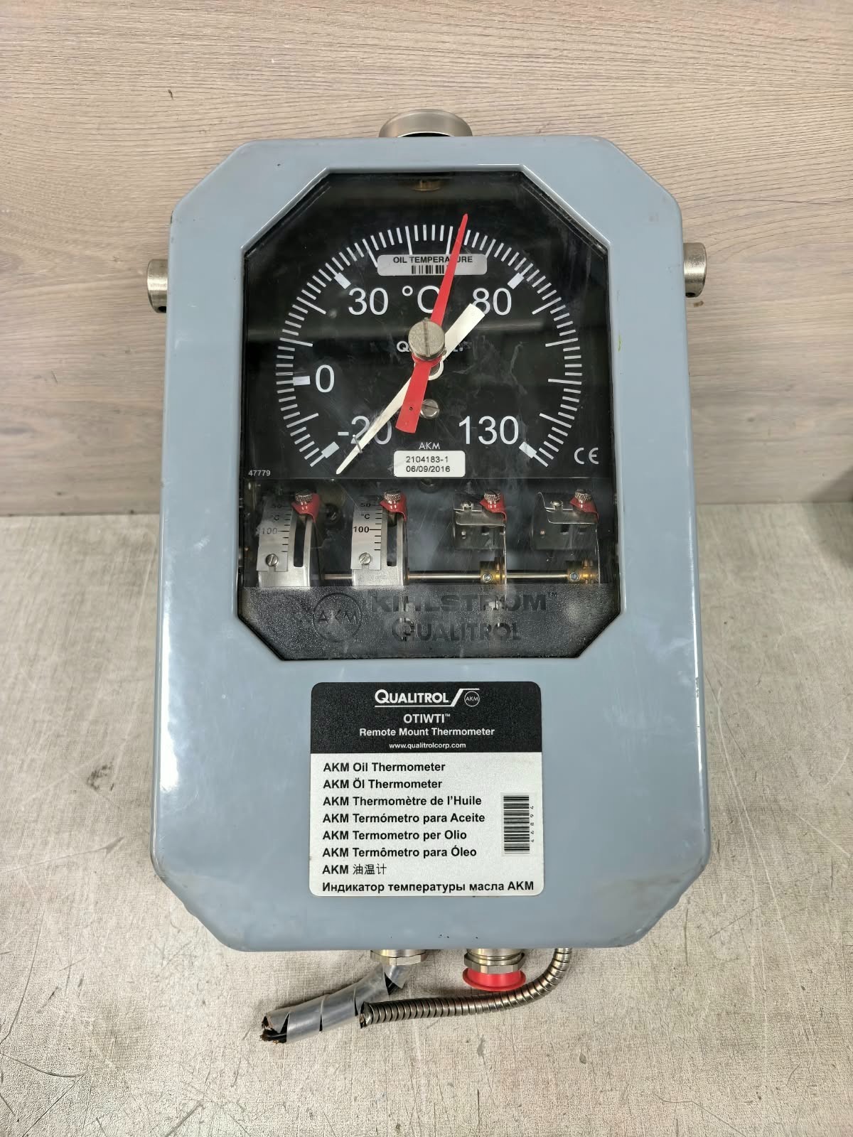 QUALITROL AKM 2104183-1 QUALITROL AKM 2104183-1 OIL TEMPERATURE 1