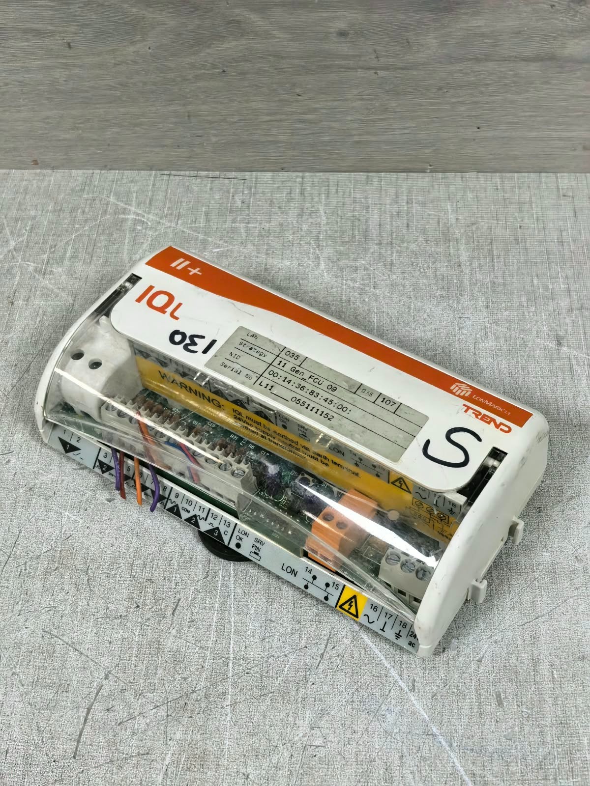 Trend IQL11-3500U5 TREND II+ IQL IQL11-3500U5 CONTROLLER 24VAC 8