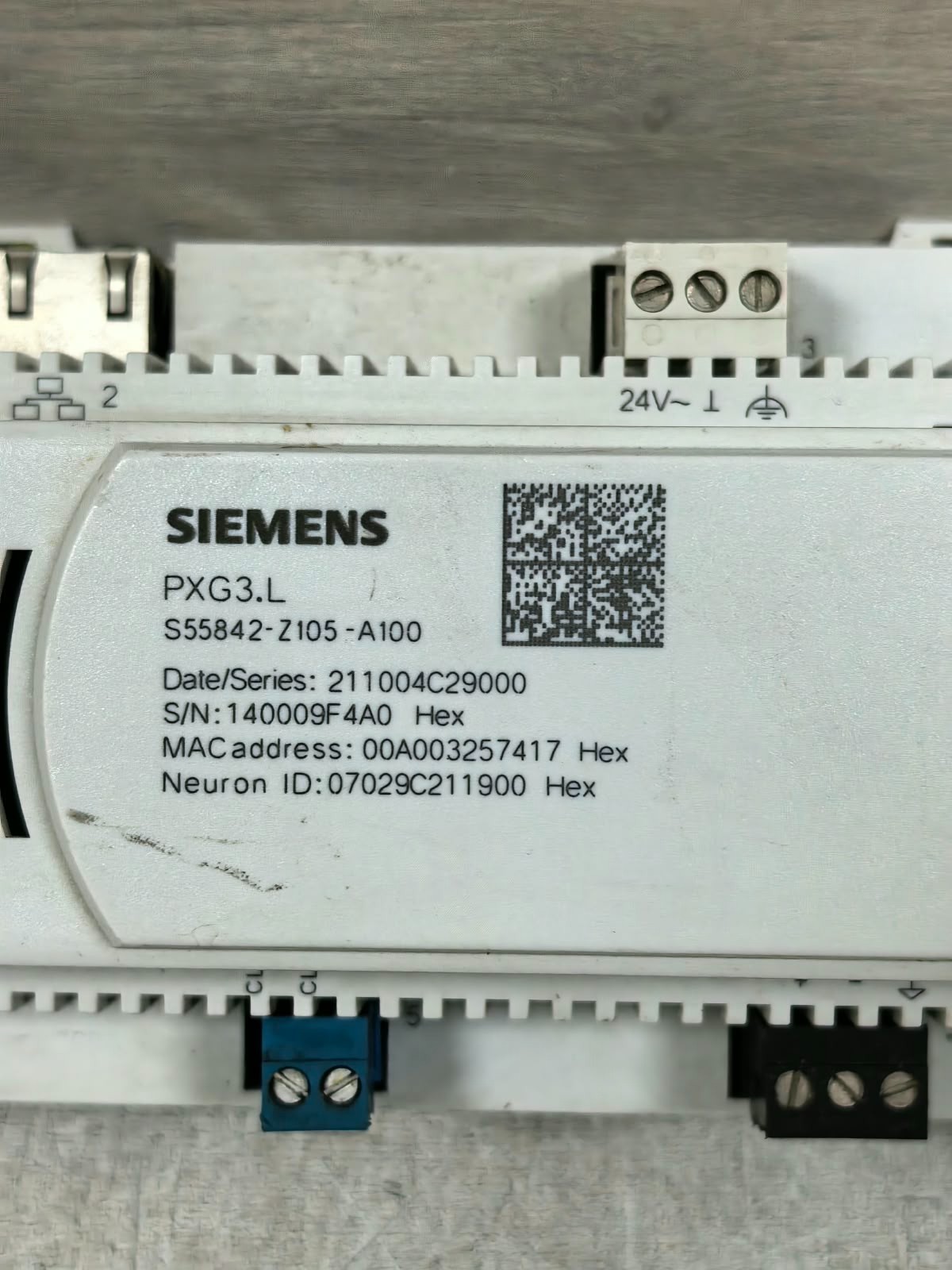 Siemens PXG3.L SIEMENS PXG3.L BACNET ROUTER FOR ETHERNET 3