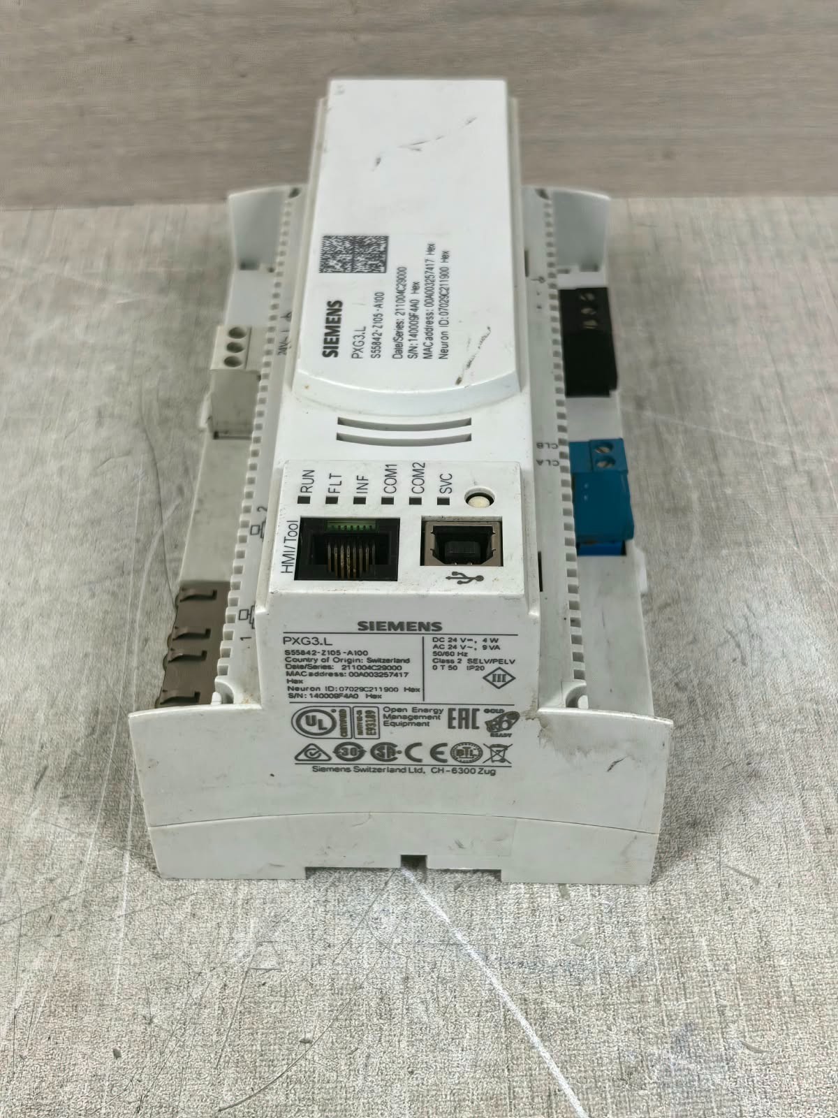 Siemens PXG3.L SIEMENS PXG3.L BACNET ROUTER FOR ETHERNET 7