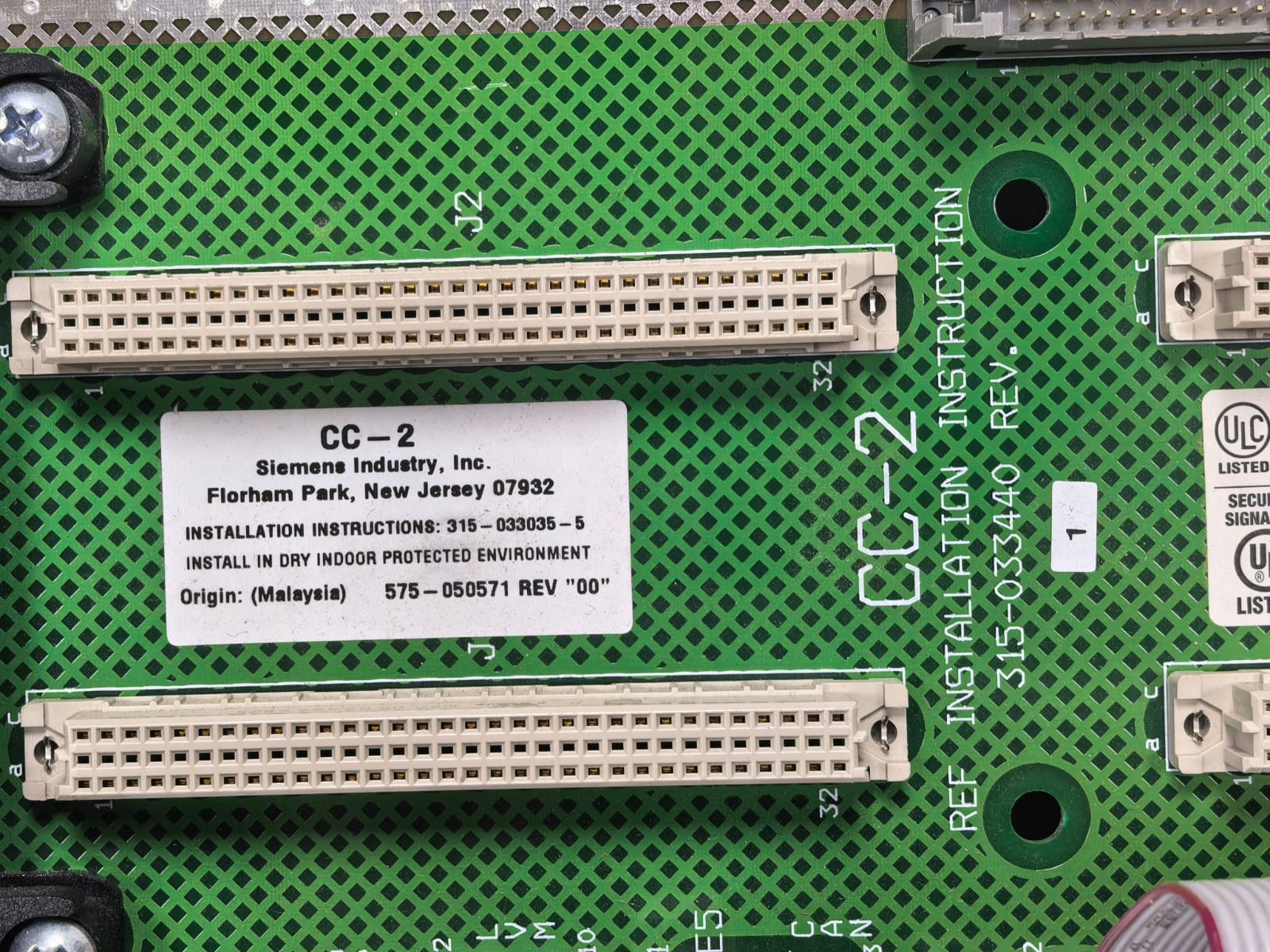 Siemens 580-234875-0 SIEMENS CC-2 MODULE CARD CAGE 580-234875-0 2