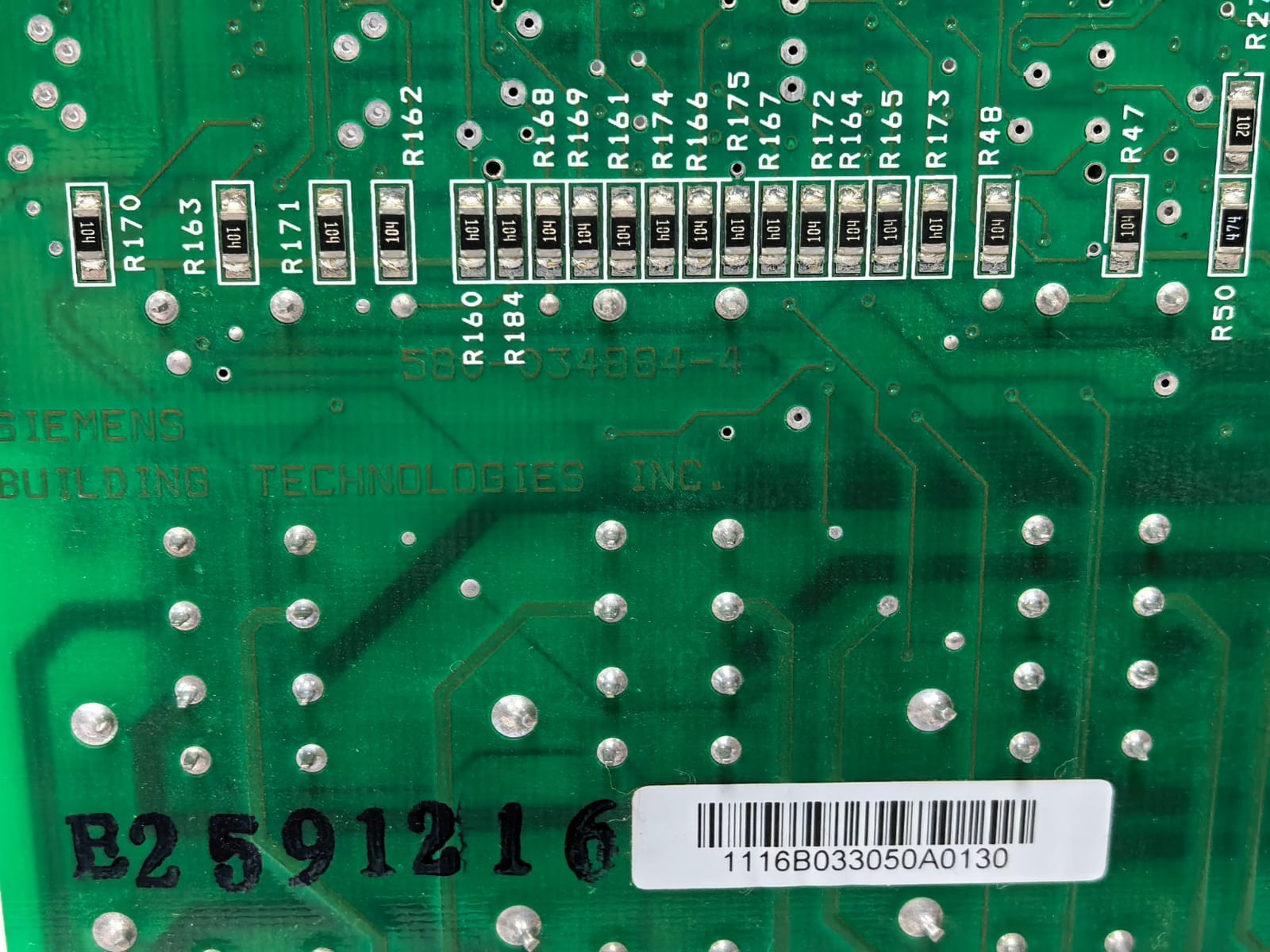 Siemens 575-050568 REV.4 SIEMENS ZIC-4A ZONE INDICATION CARD 575-050568 REV.4 7