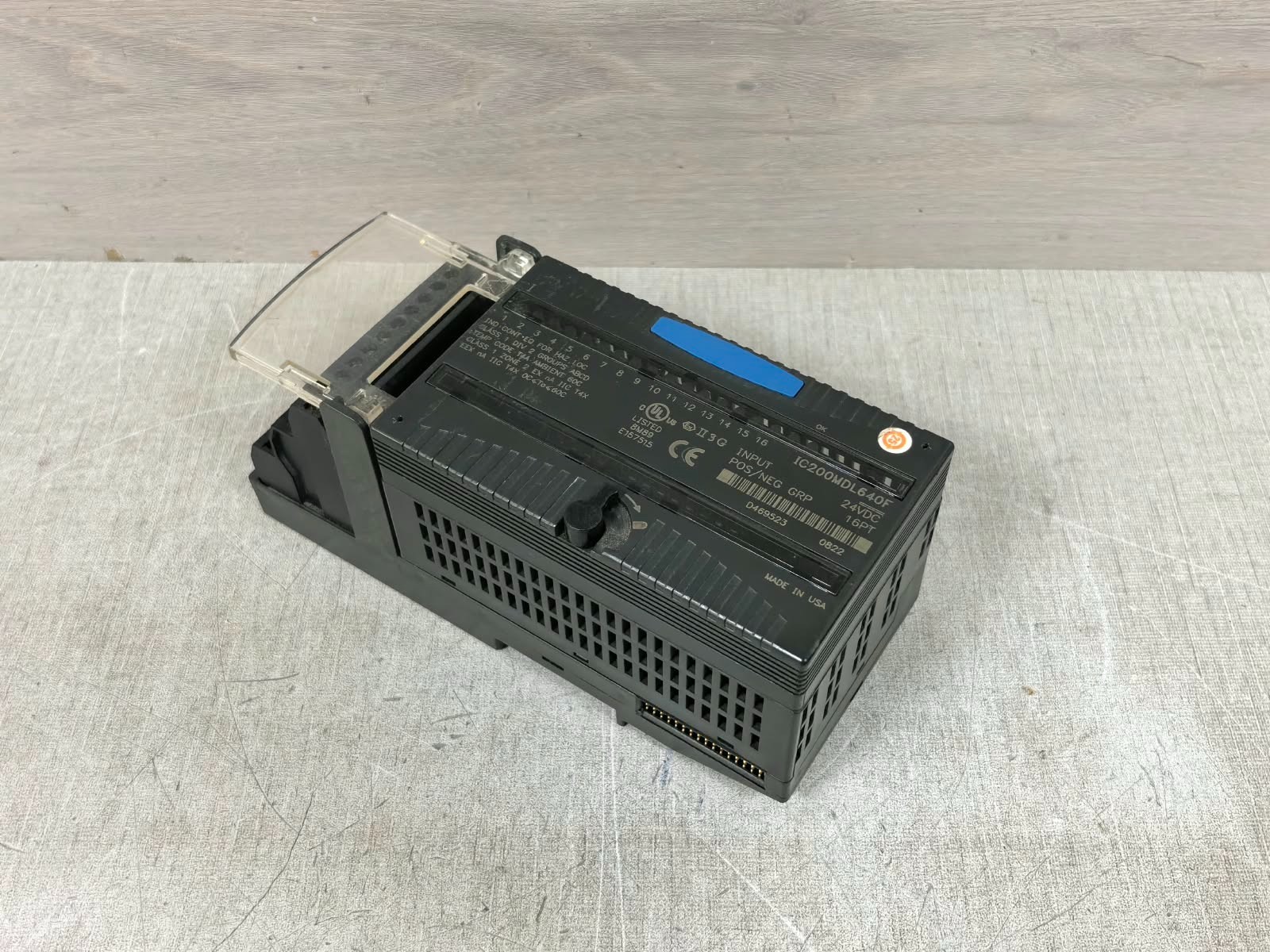 GE FANUC IC200MDL640F WITH IC200CHS022C GE FANUC IC200MDL640F WITH IC200CHS022C POSITIVE LOGIC OUTPUT MODULE 5