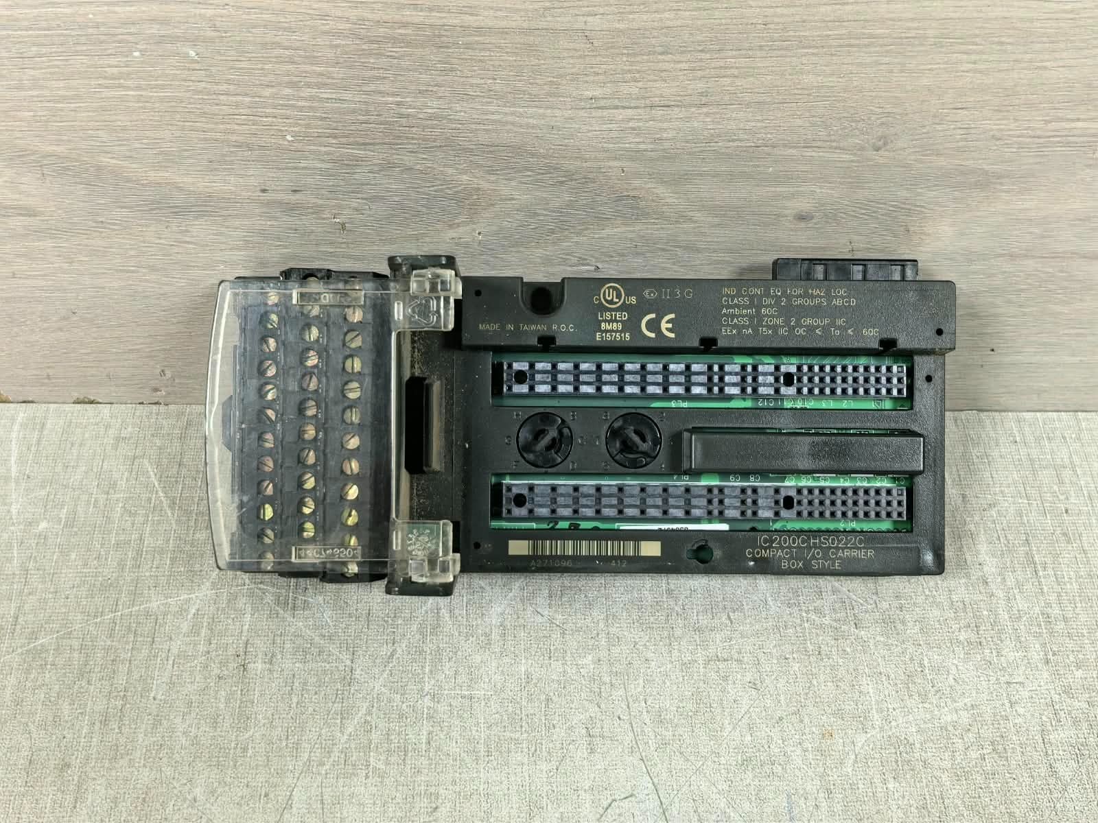 GE FANUC IC200MDL640F WITH IC200CHS022C GE FANUC IC200MDL640F WITH IC200CHS022C POSITIVE LOGIC OUTPUT MODULE 8