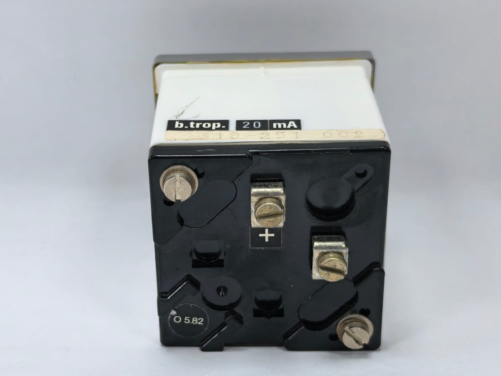B.TROP 318 251 002 B.TROP 318 251 002 ANALOG AMPEREMETER 20 MA 6